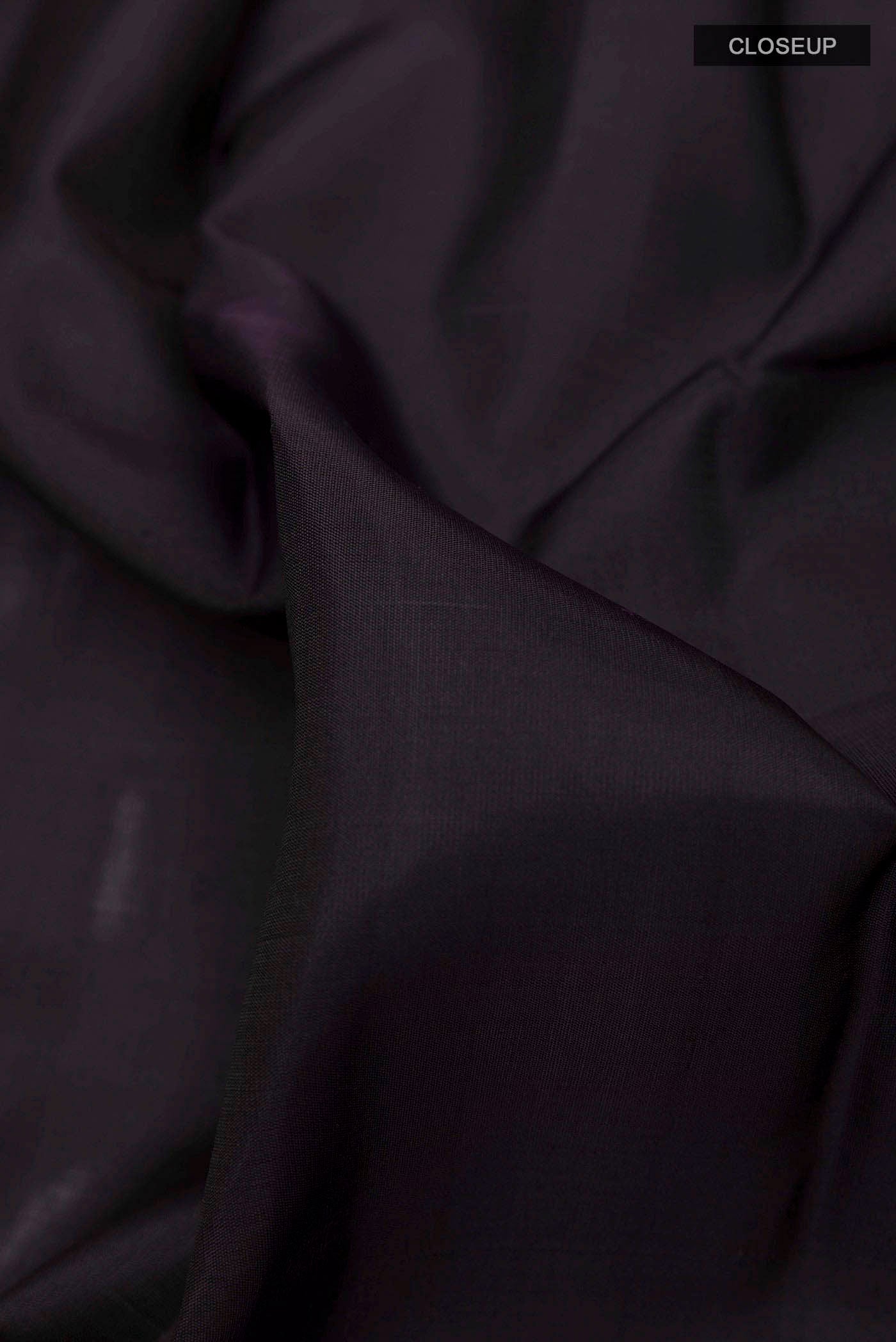 Dark Blue Kanchipuram Silk Saree - Image 2
