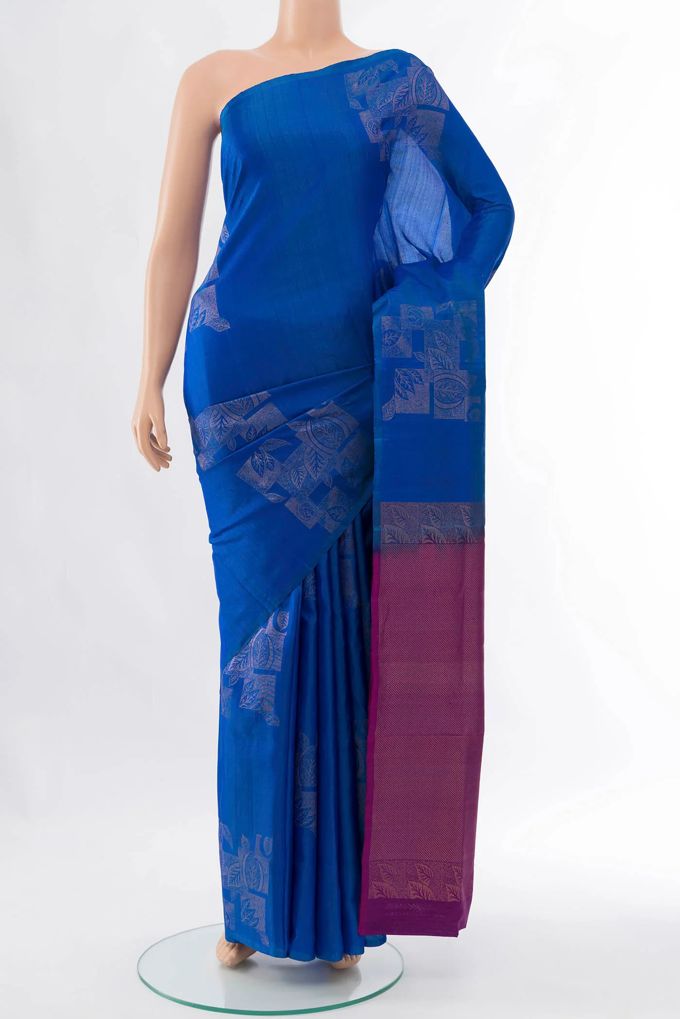 Royal Blue Soft Silk Saree