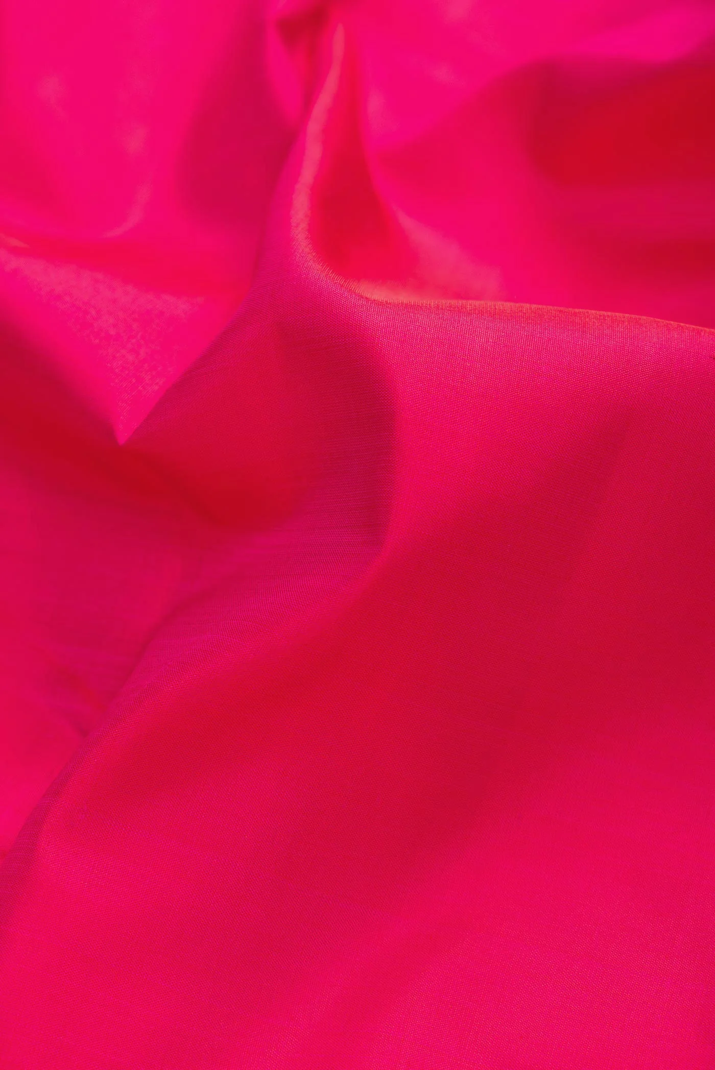 Dark Pink Dual Tone Kanjivaram Silk Saree - Image 2