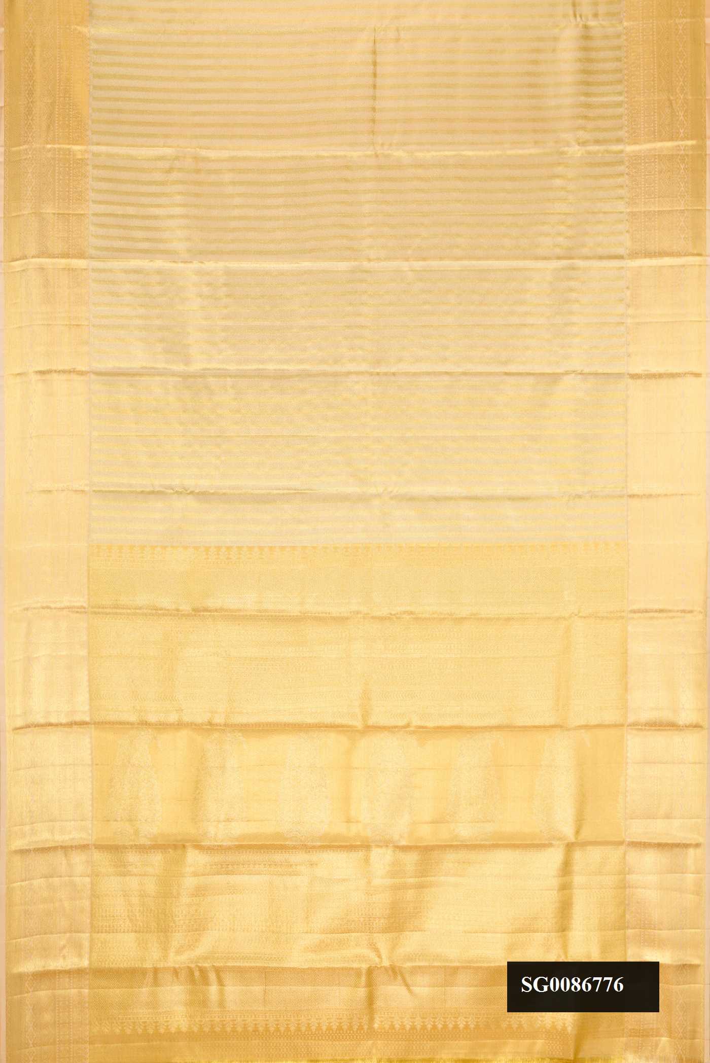 Gold Dual Tone Kanchipuram Tissue Silk Saree