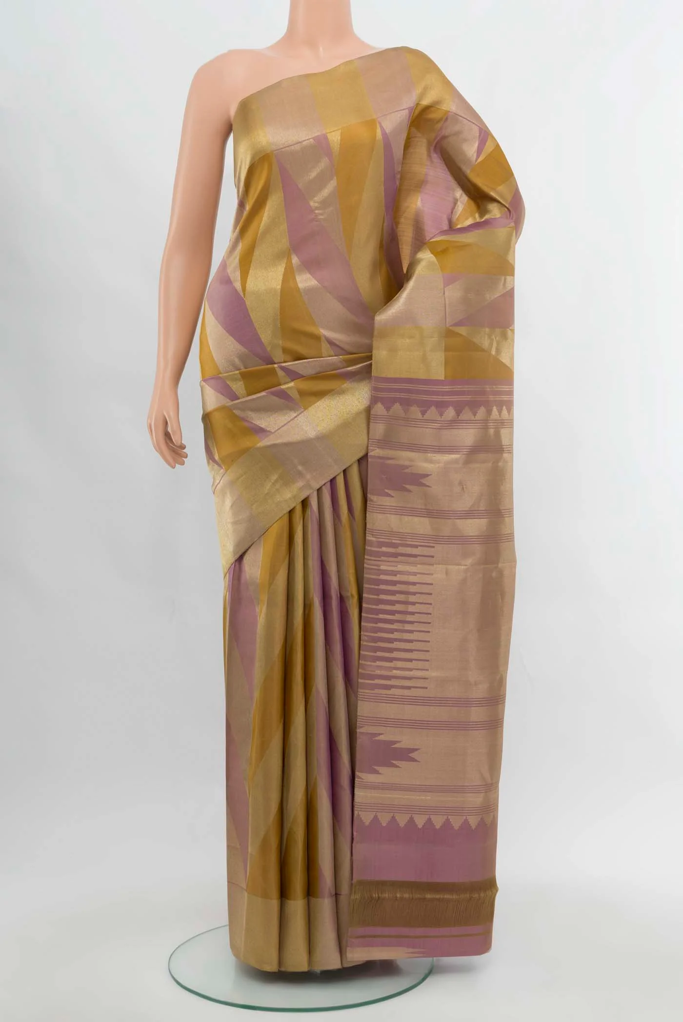Multi Color Kanchipuram Silk Saree