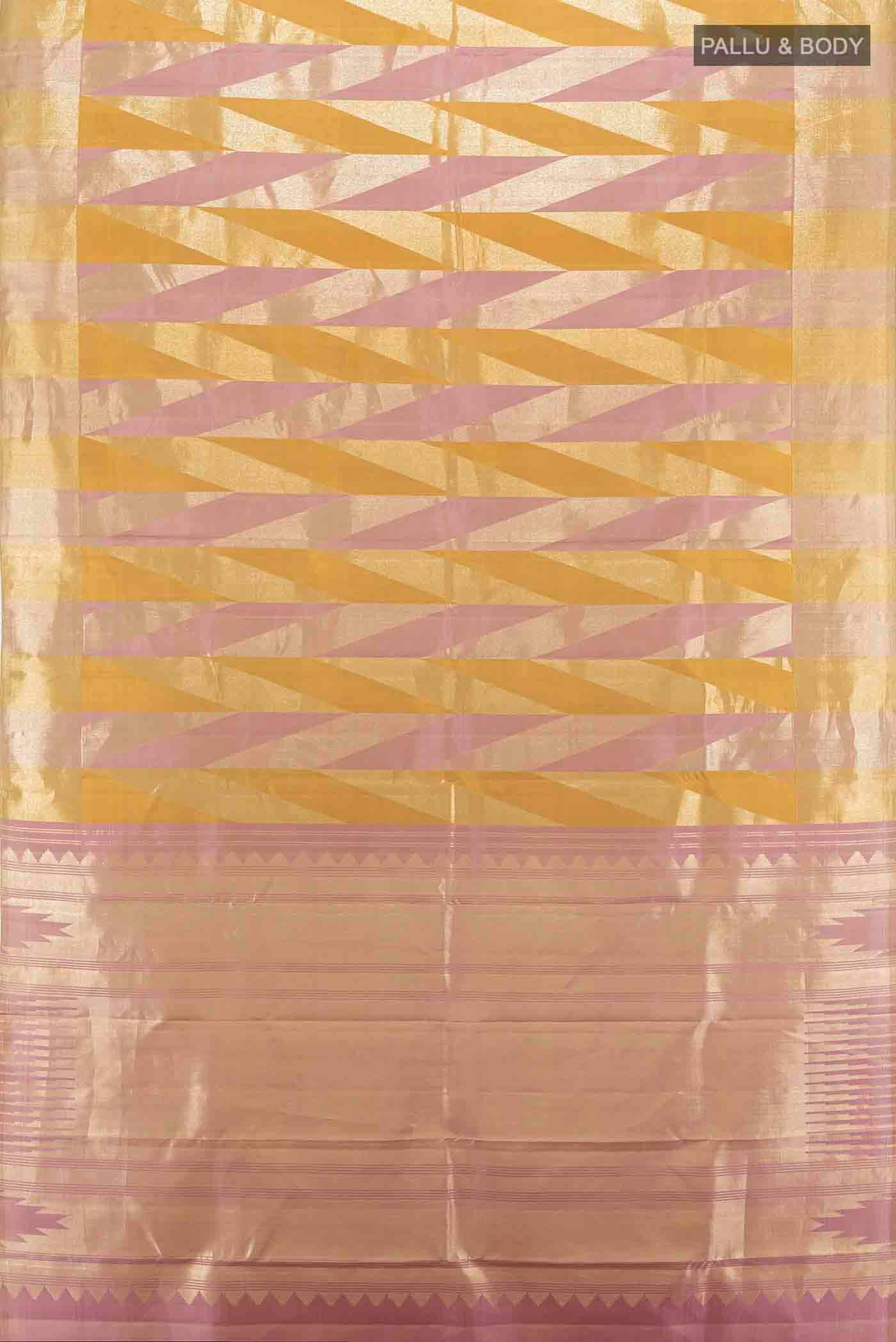 Multi Color Kanchipuram Silk Saree - Image 5