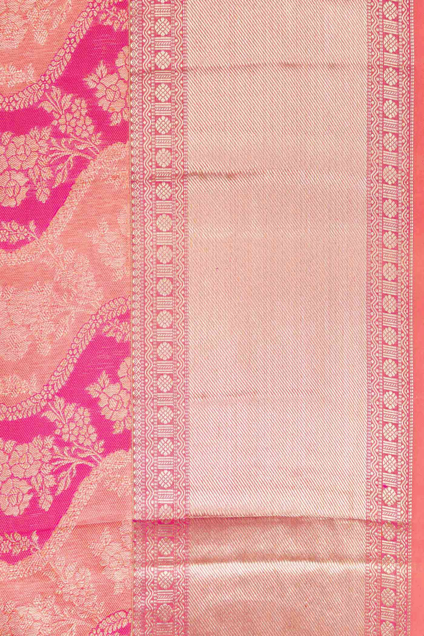 Multi Color Kanjivaram Silk Saree - Image 4