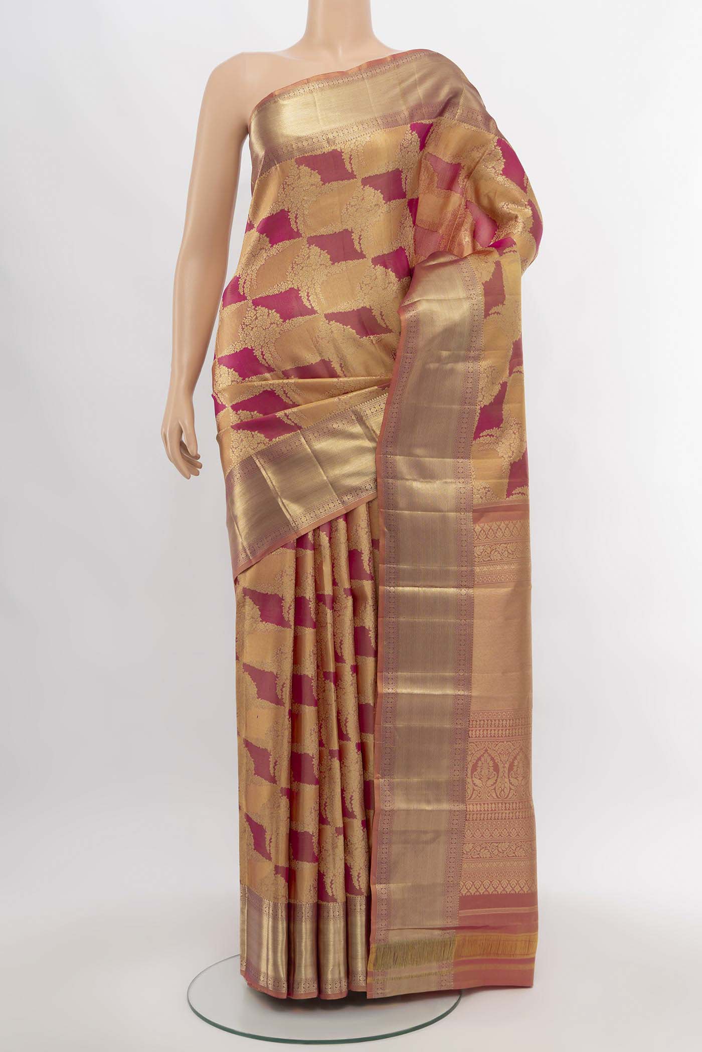 Multi Color Kanjivaram Silk Saree