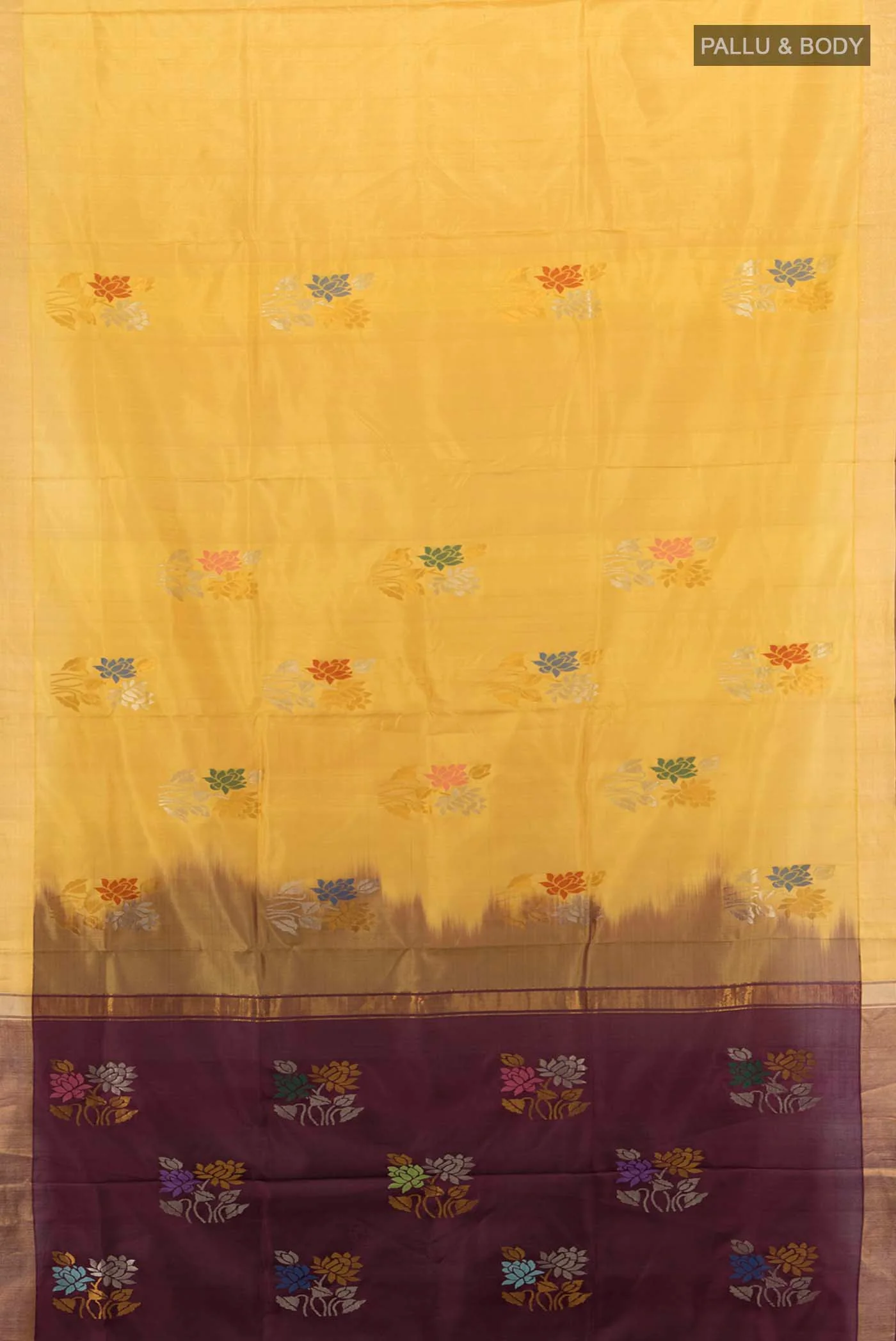 Golden Uppada Silk Saree - Image 5