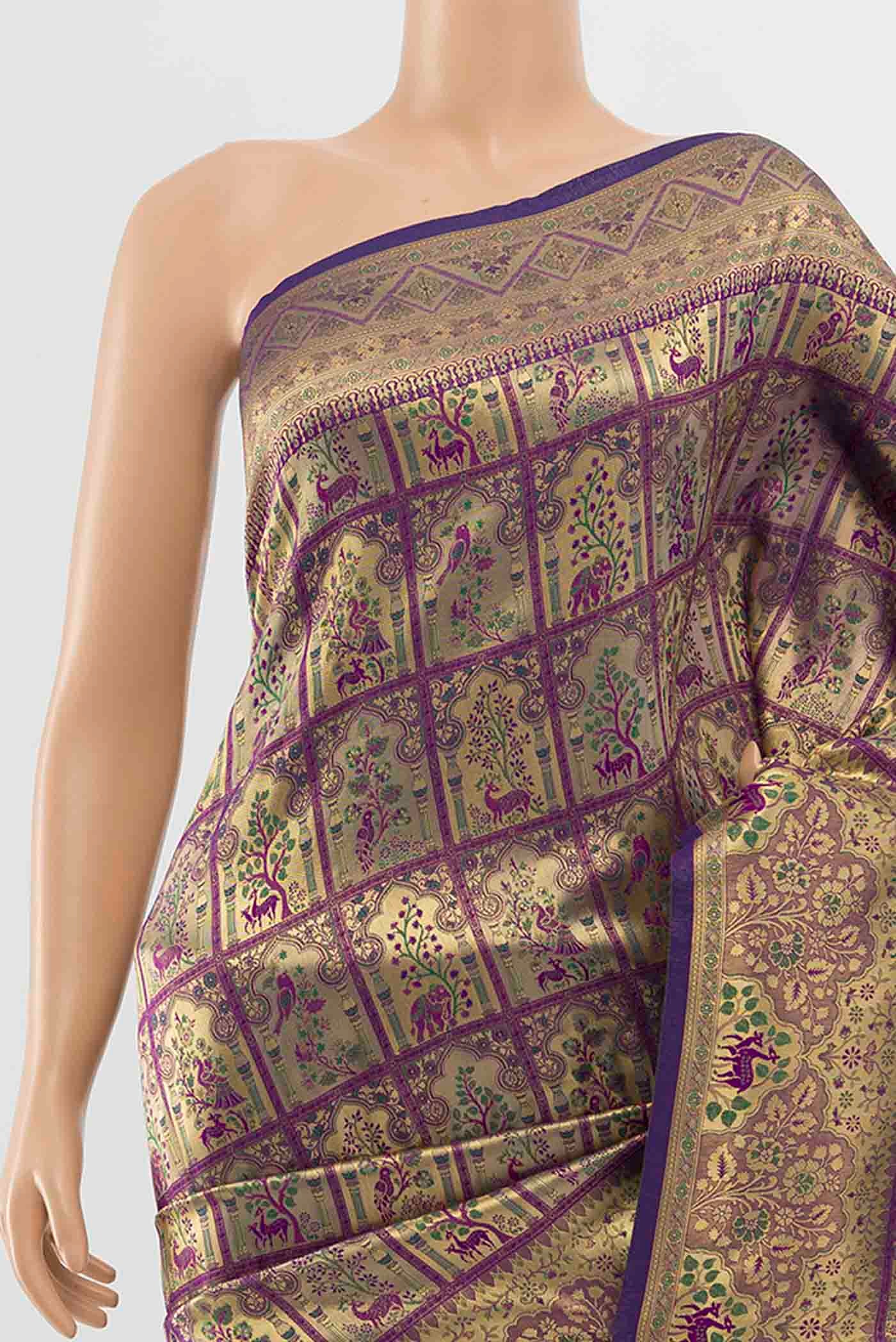 Green Art Silk Saree - Image 2