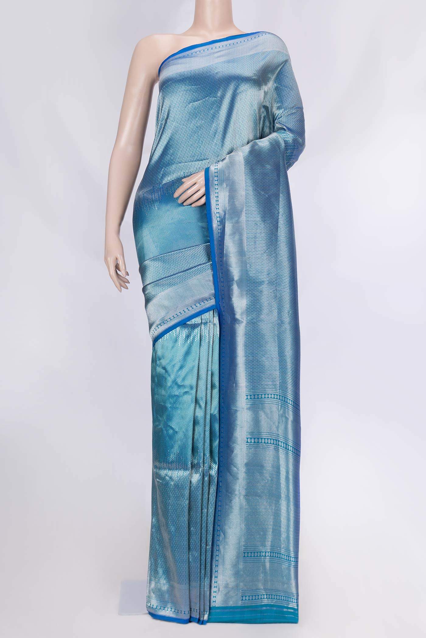 Green Dual Tone Banarasi Silk Saree