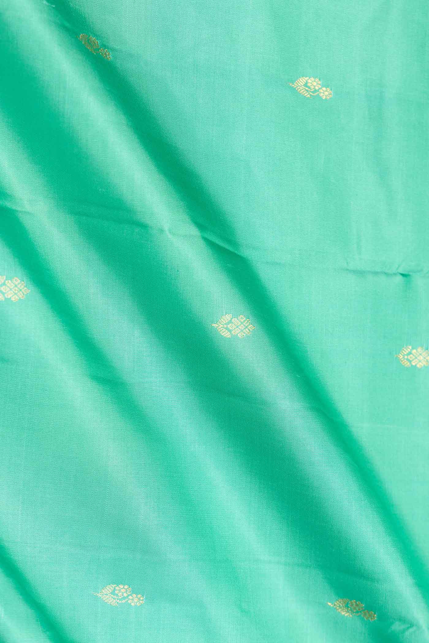 Green Kanchipuram Saree - Image 2
