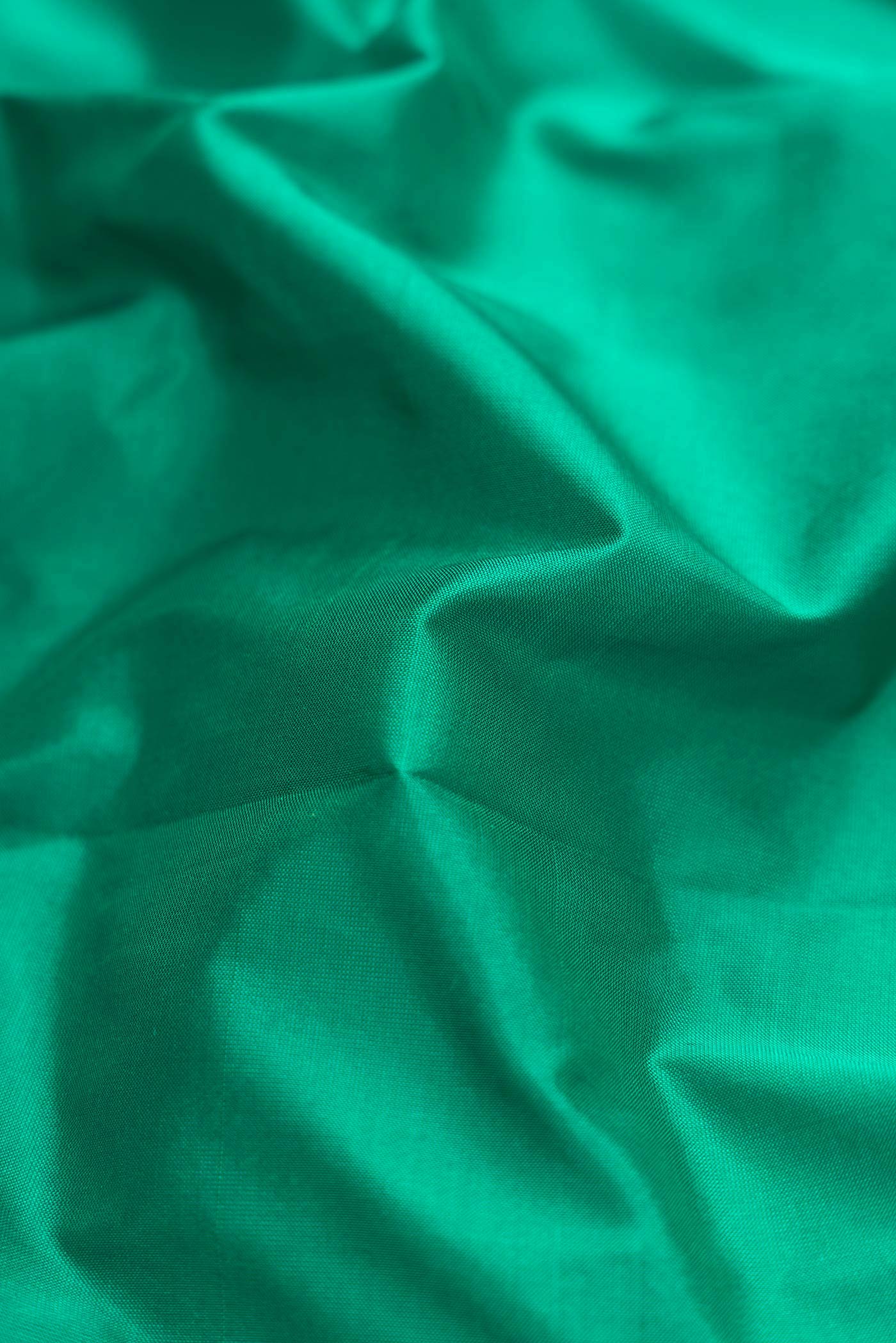 Green Bangalore Silk - kadyal Saree - Image 2