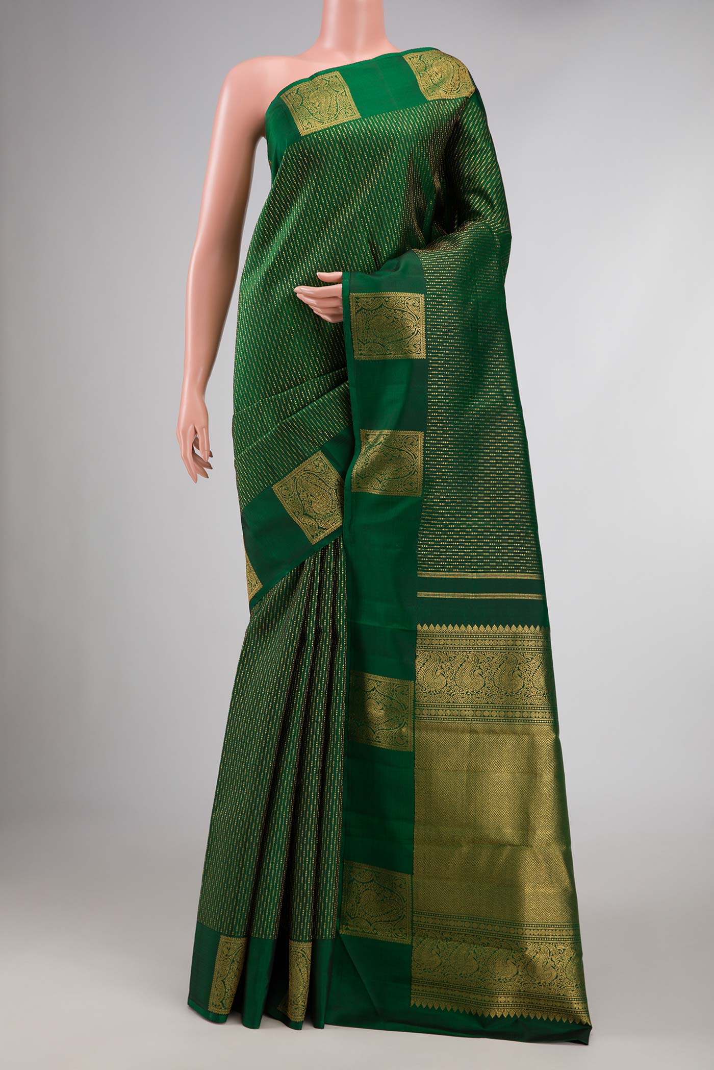 Green Kanjivaram Silk Saree