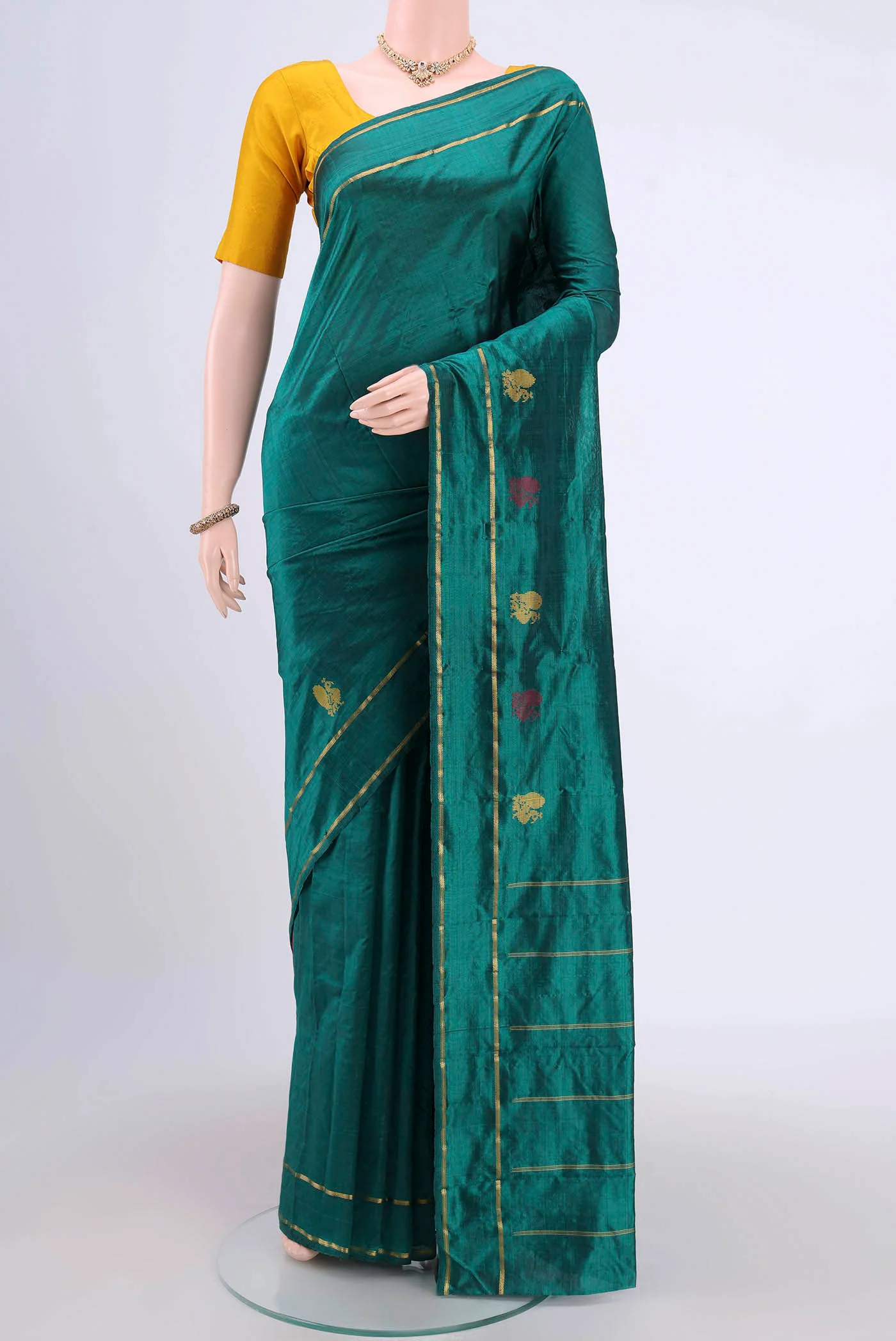 Green Kanchipuram Silk Saree