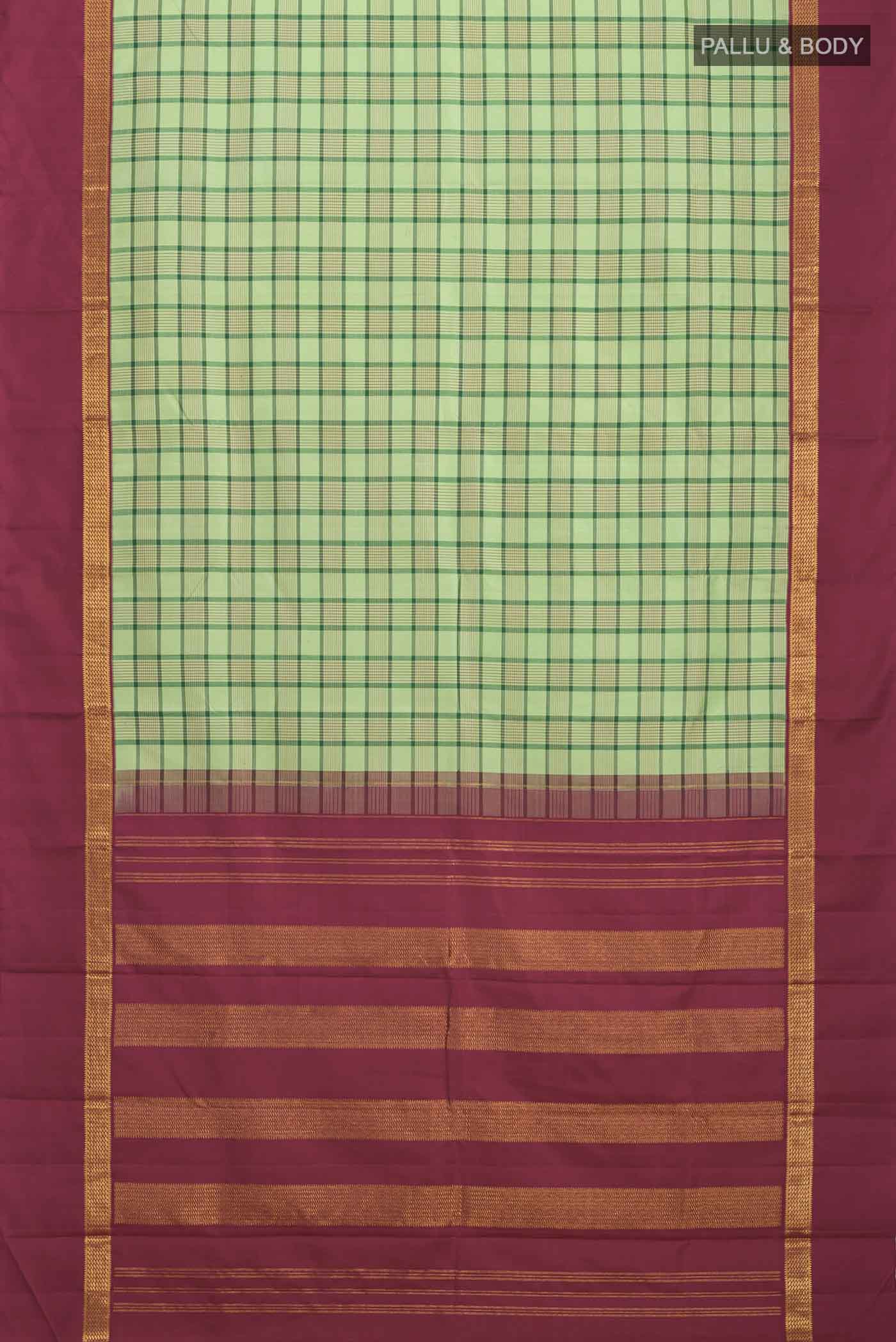Green Kanjivaram Silk Saree - Image 6