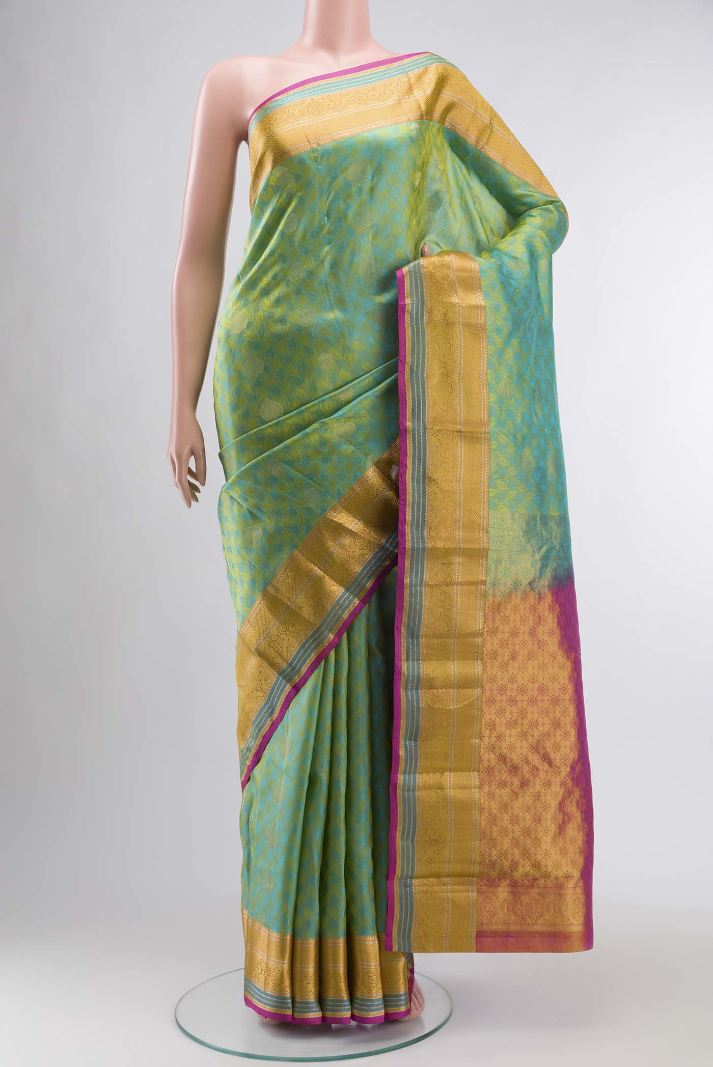 Green Kanchipuram Silk Saree