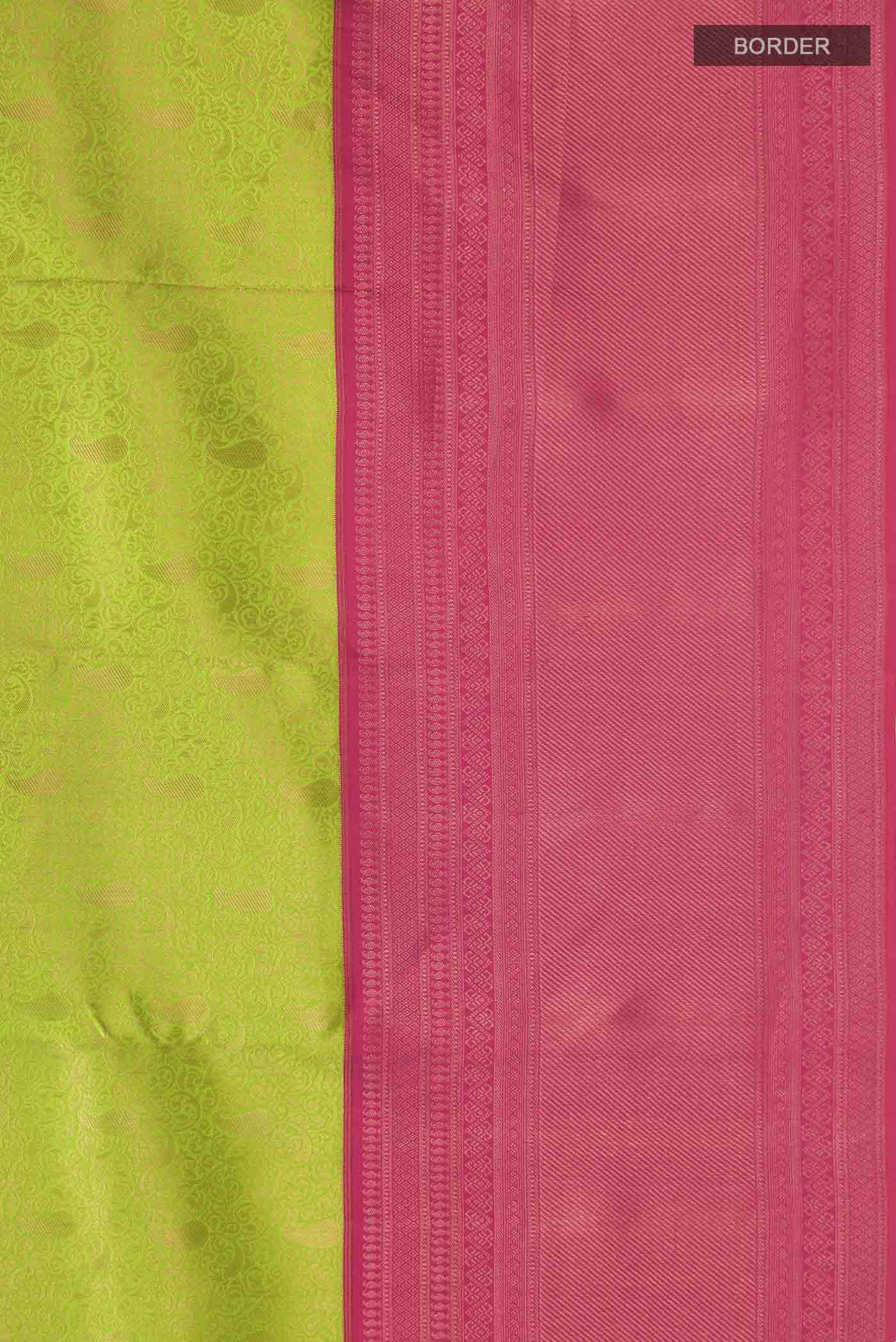 Green Kanjivaram Silk Saree - Image 3