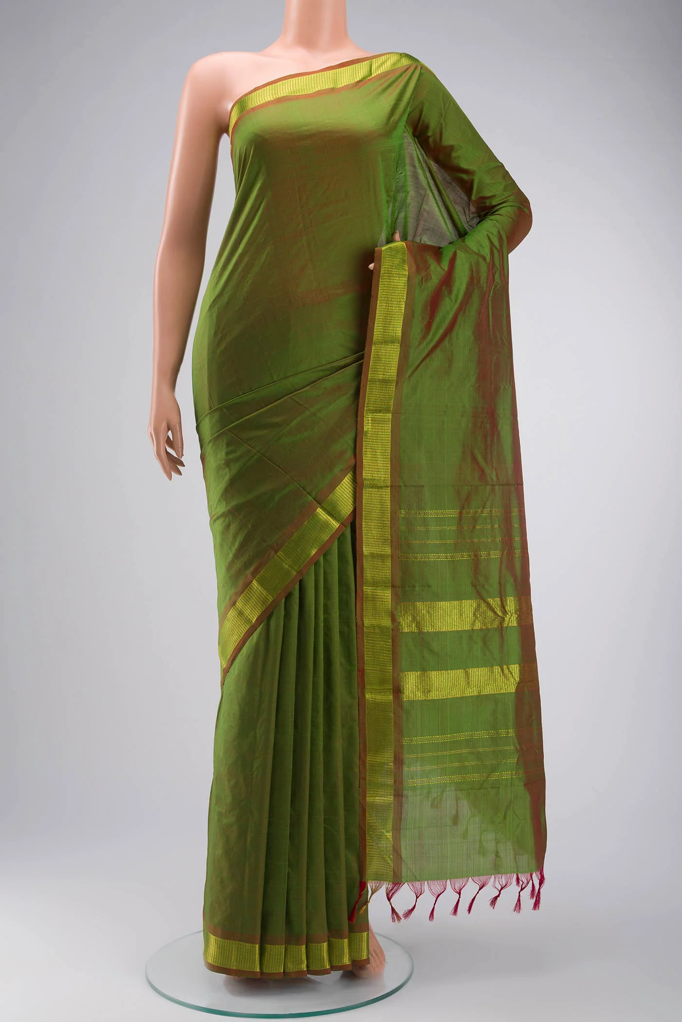 Green Kanjivaram Silk Saree