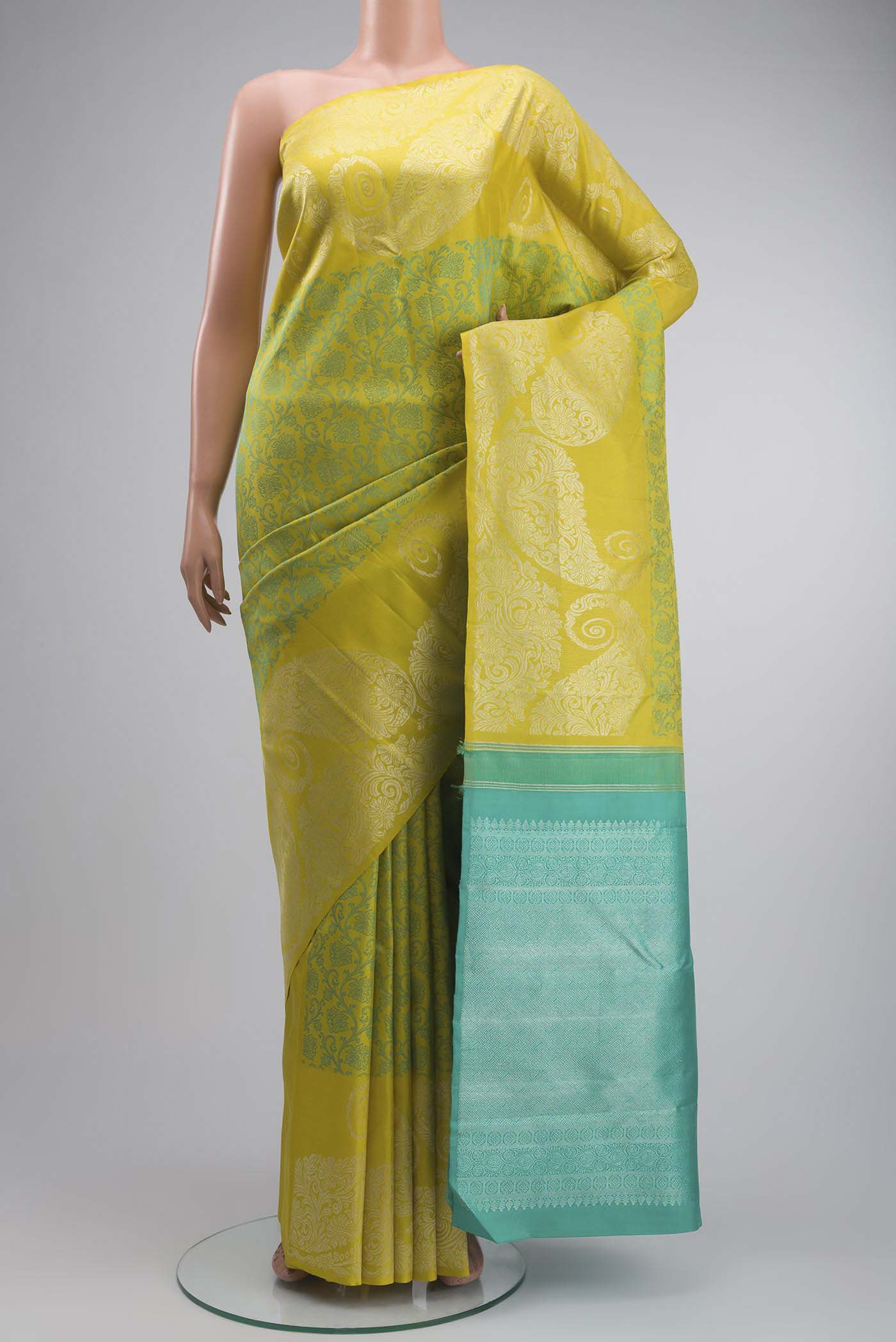 Green Kanchipuram Silk Saree