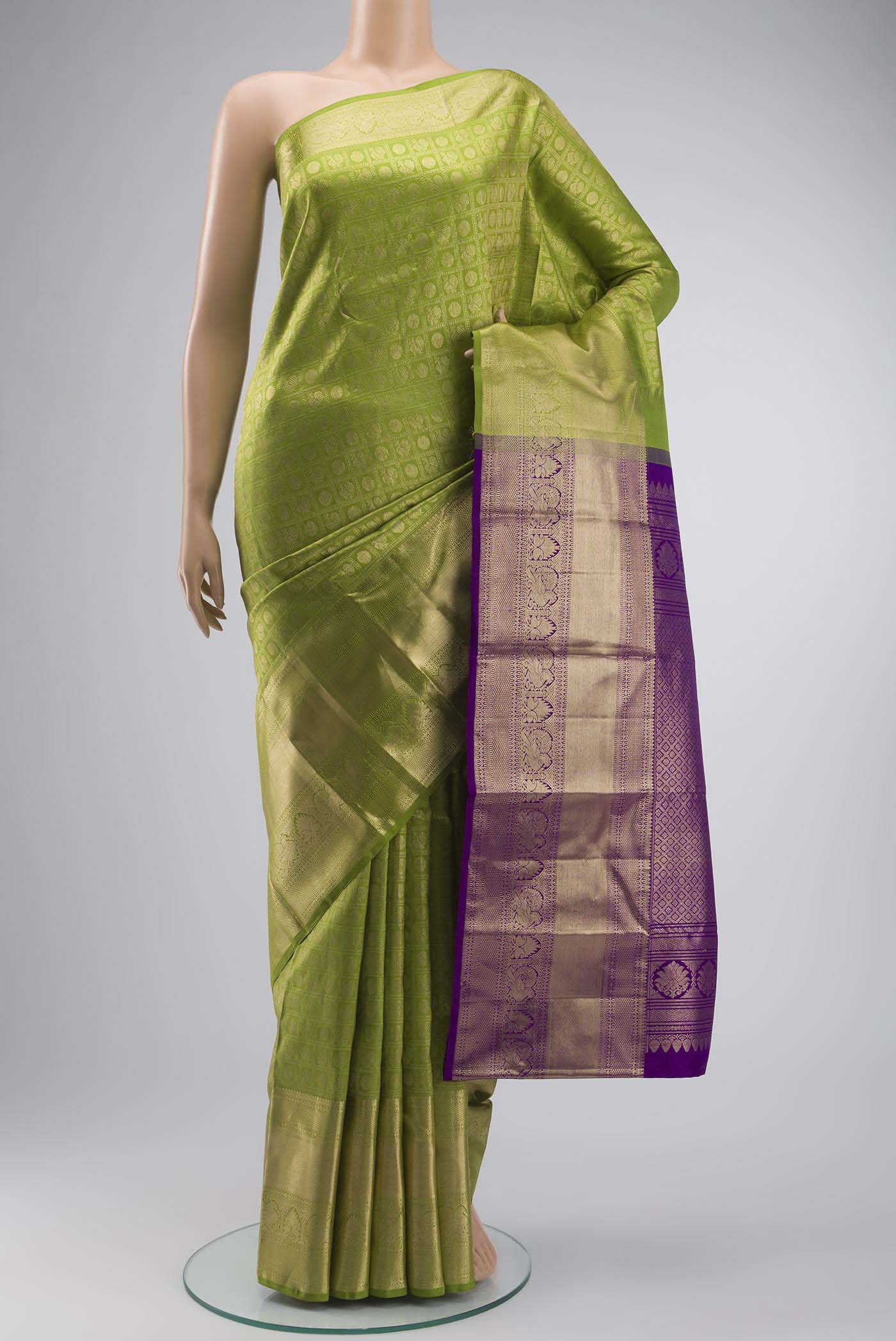 Green Kanjivaram Silk Saree