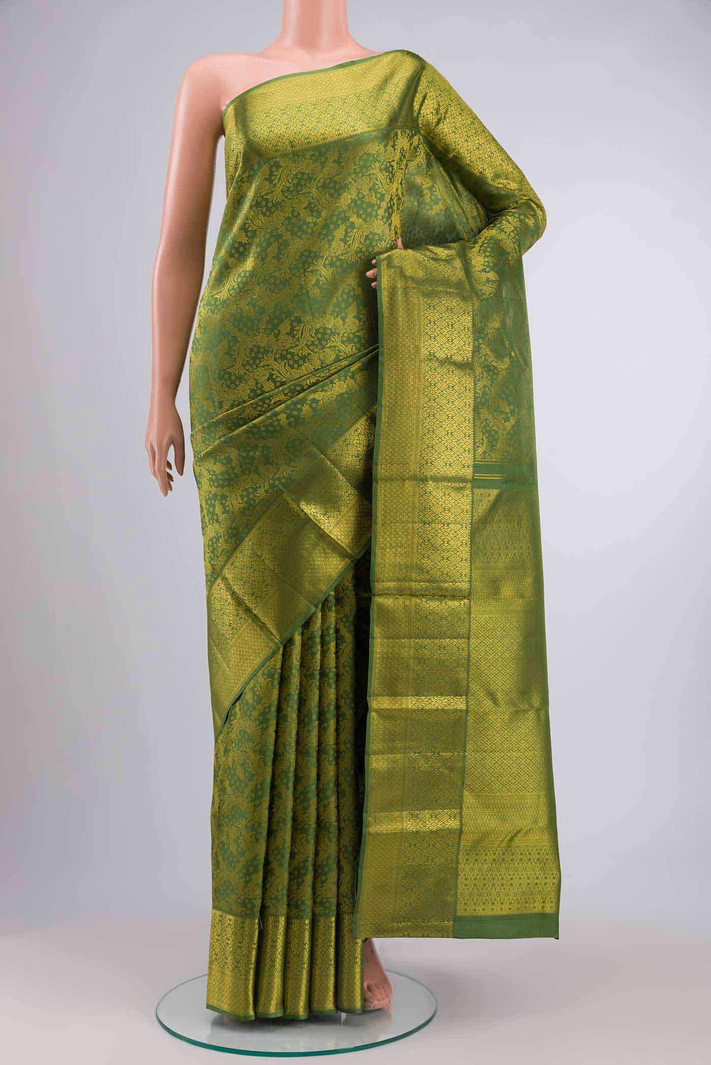 Green Kanjivaram Silk Saree