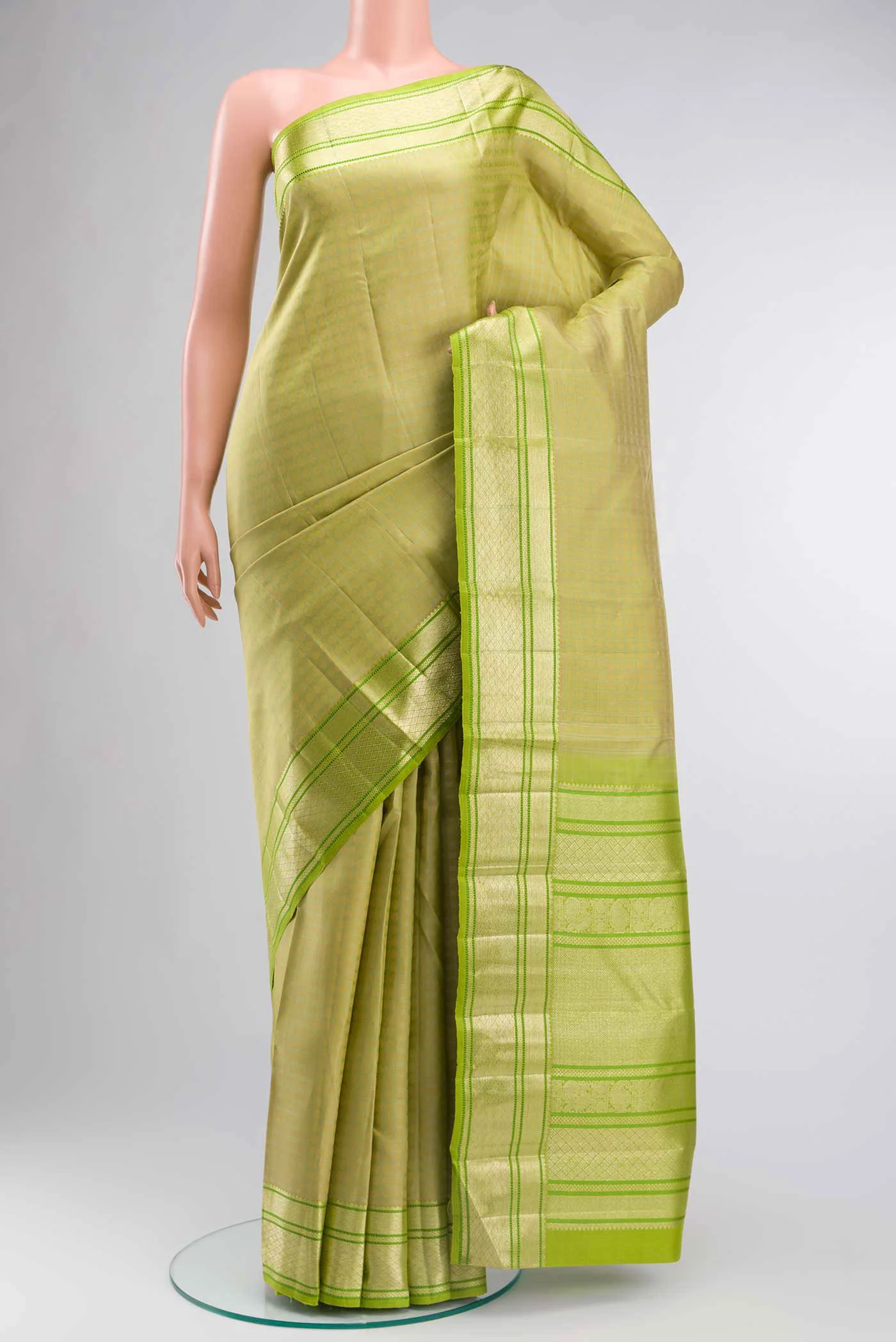 Green Kanchipuram Silk Saree