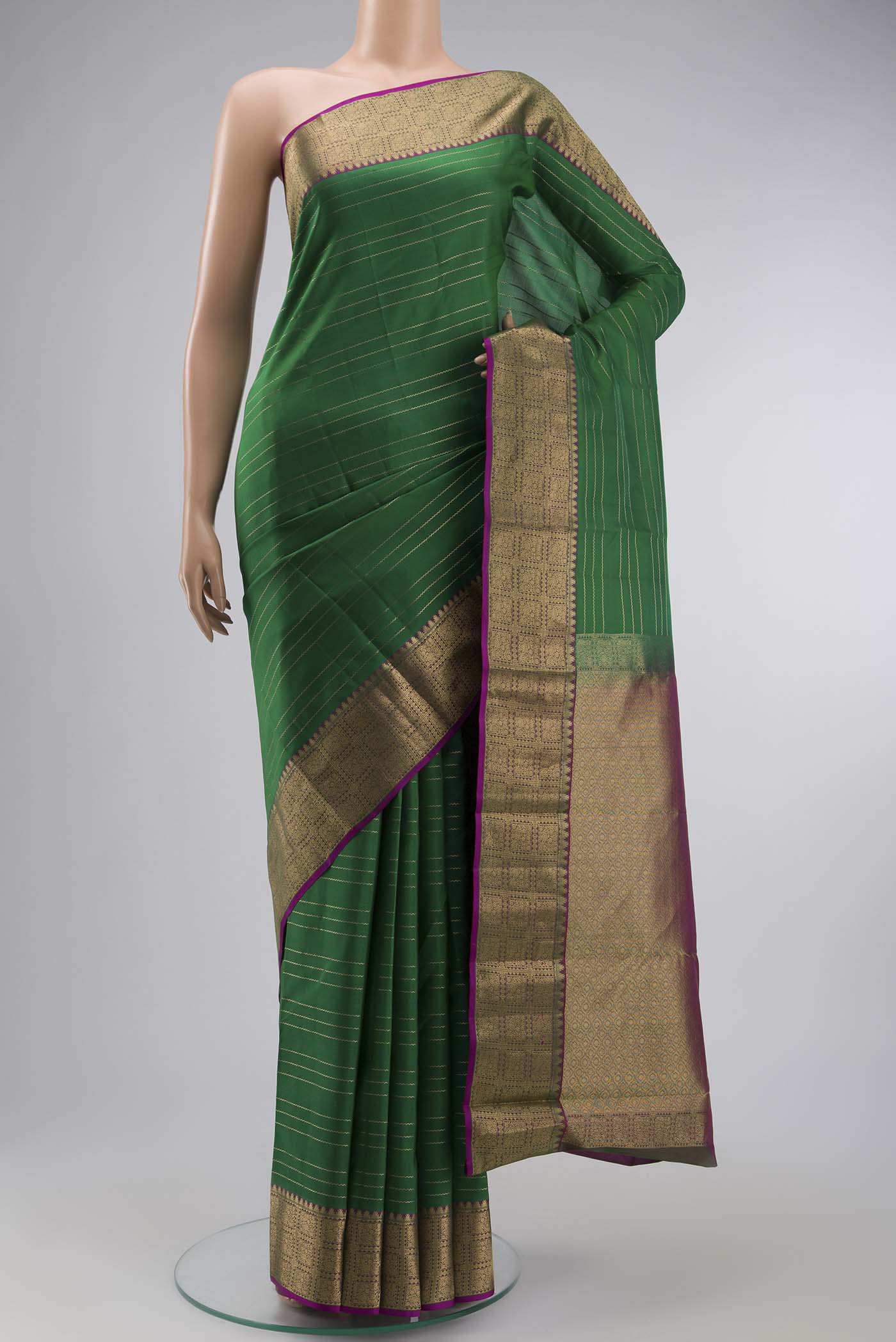 Green Kanchipuram Silk Saree