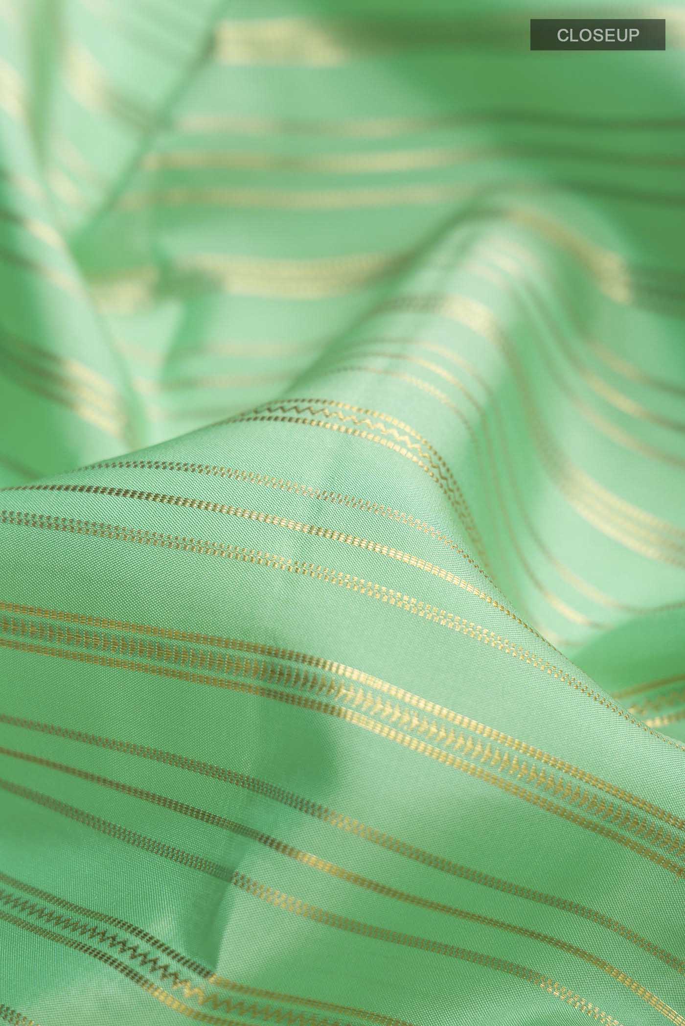 Green Kanjivaram Silk Saree - Image 2