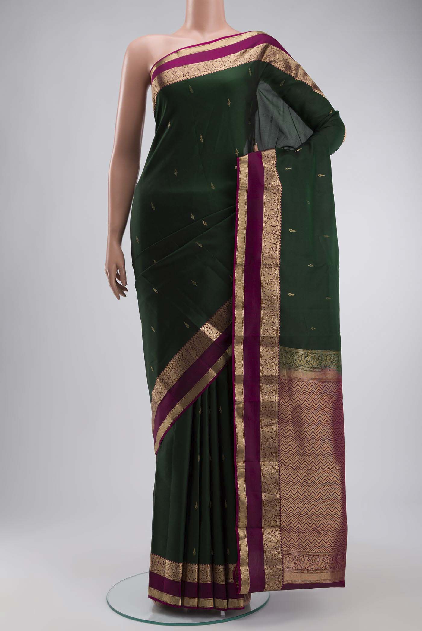 Green Kanjivaram Silk Saree