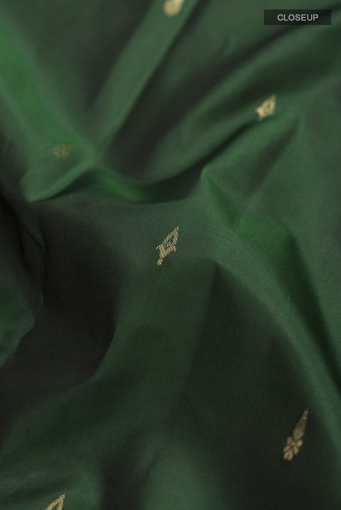 Green Kanjivaram Silk Saree - Image 2