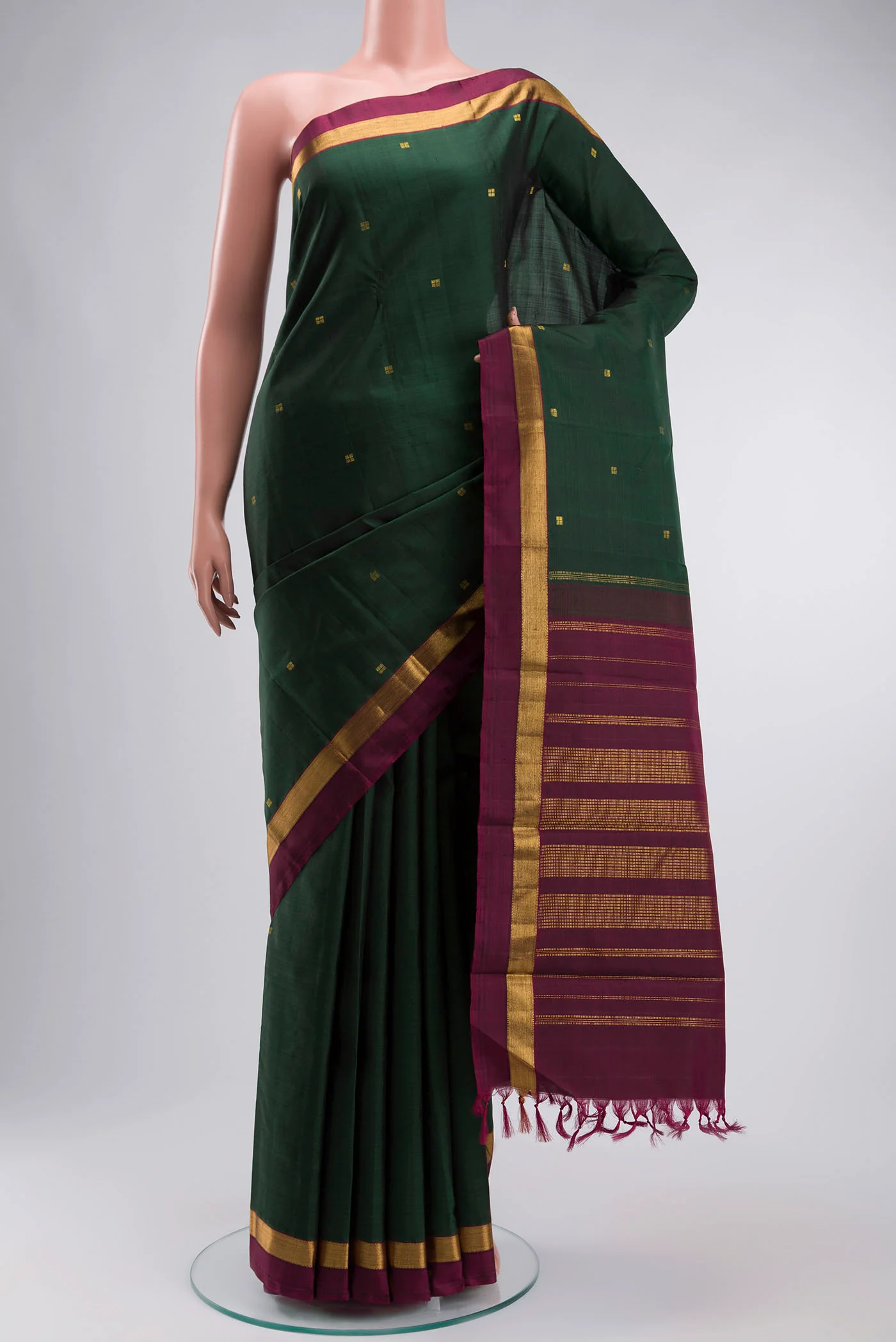 Green Kanjivaram Silk Saree