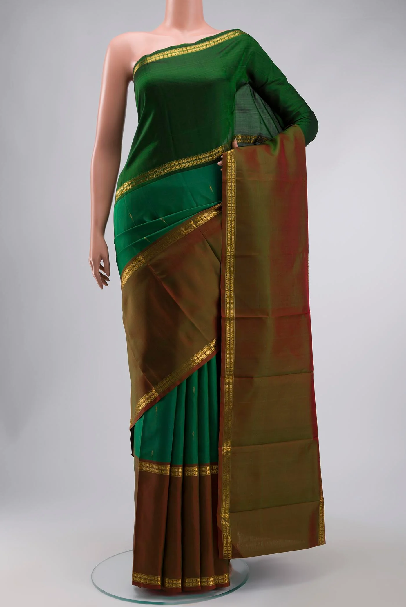Green Kanjivaram Silk Saree