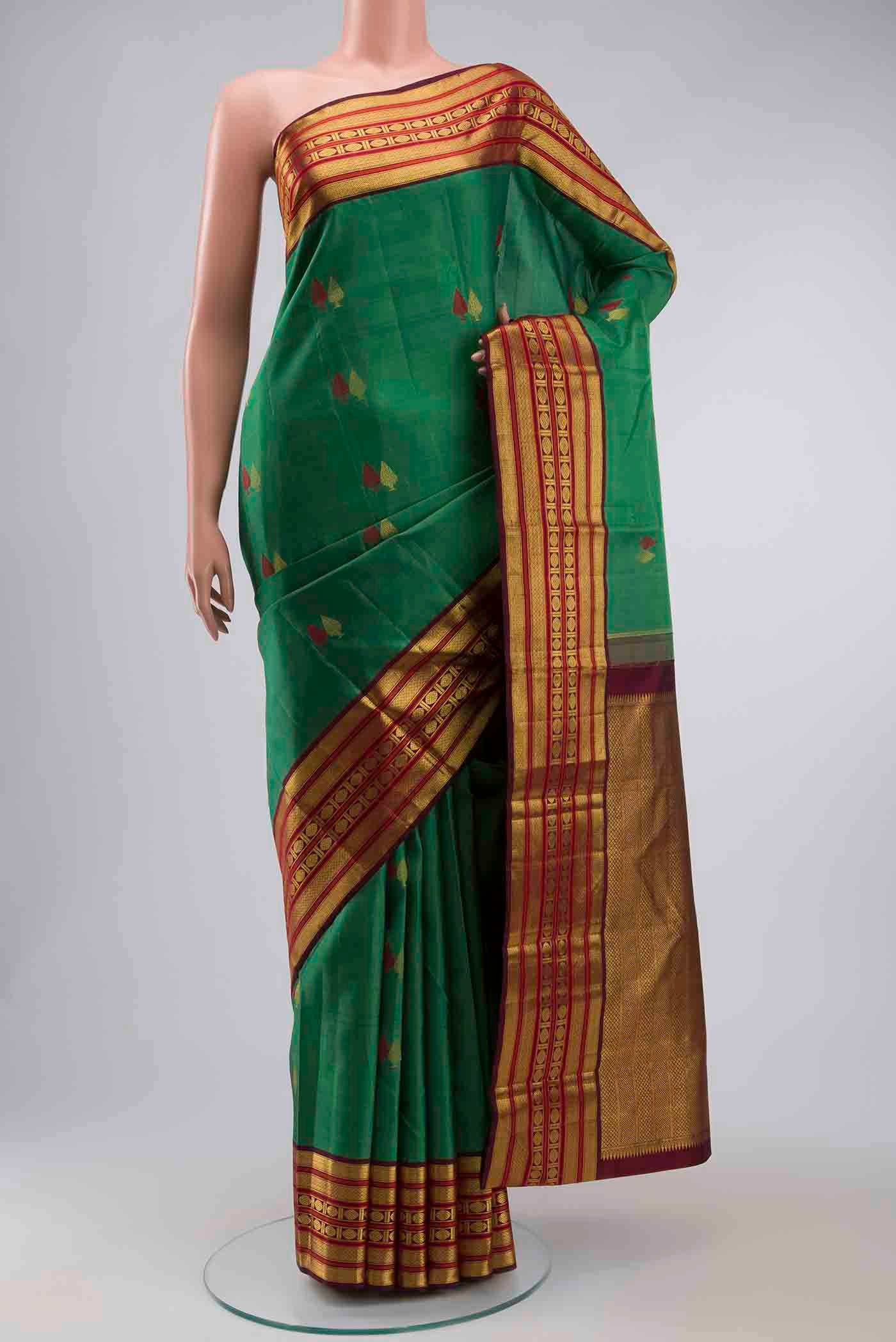 Green Kanjivaram Silk Saree