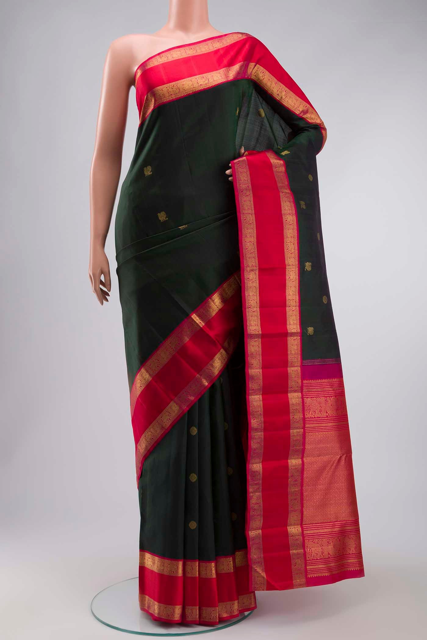 Green Kanjivaram Silk Saree