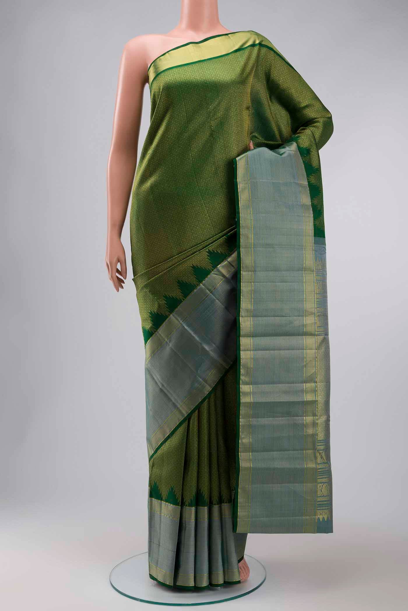 Green Kanjivaram Silk Saree
