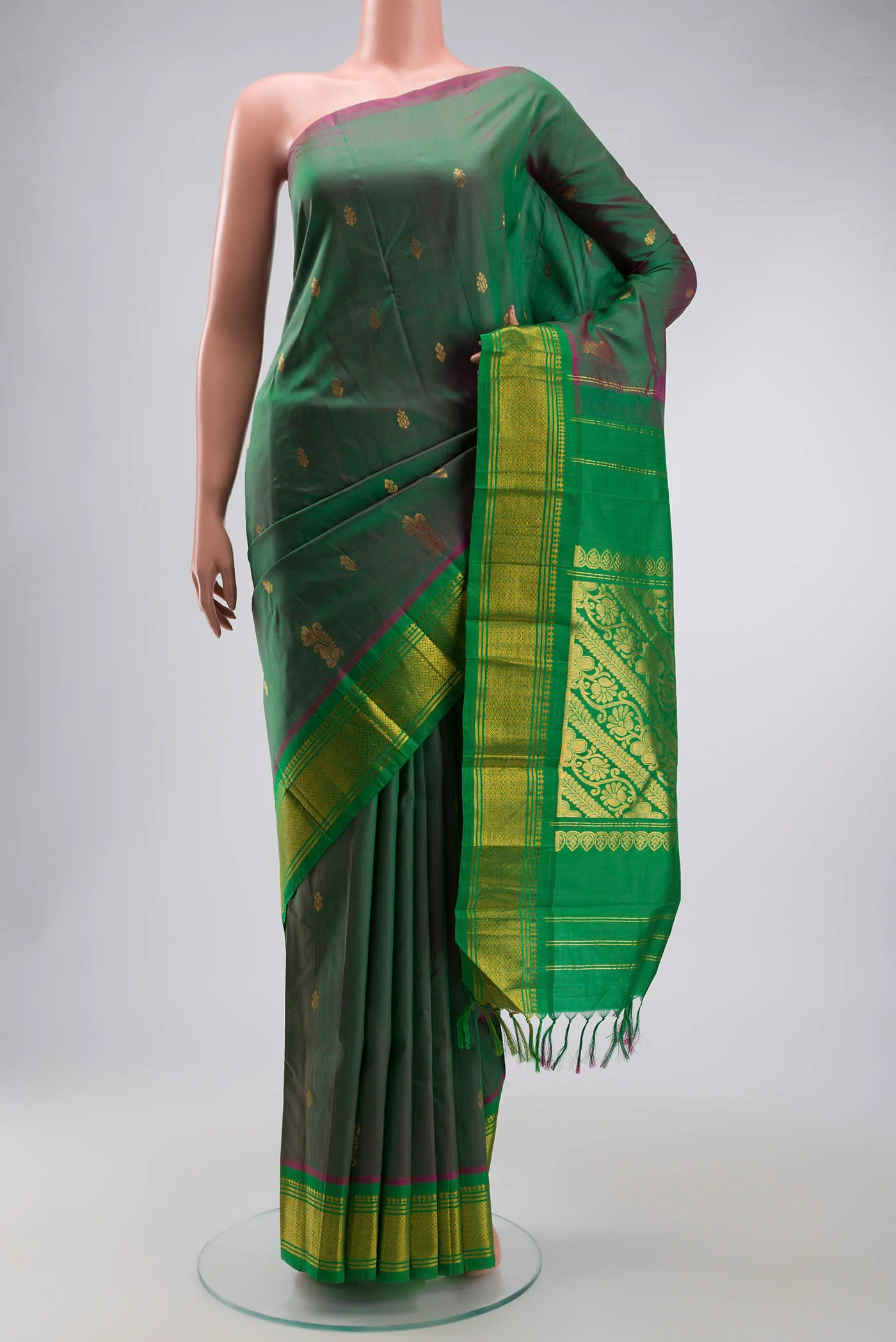 Green Kanjivaram Silk Saree