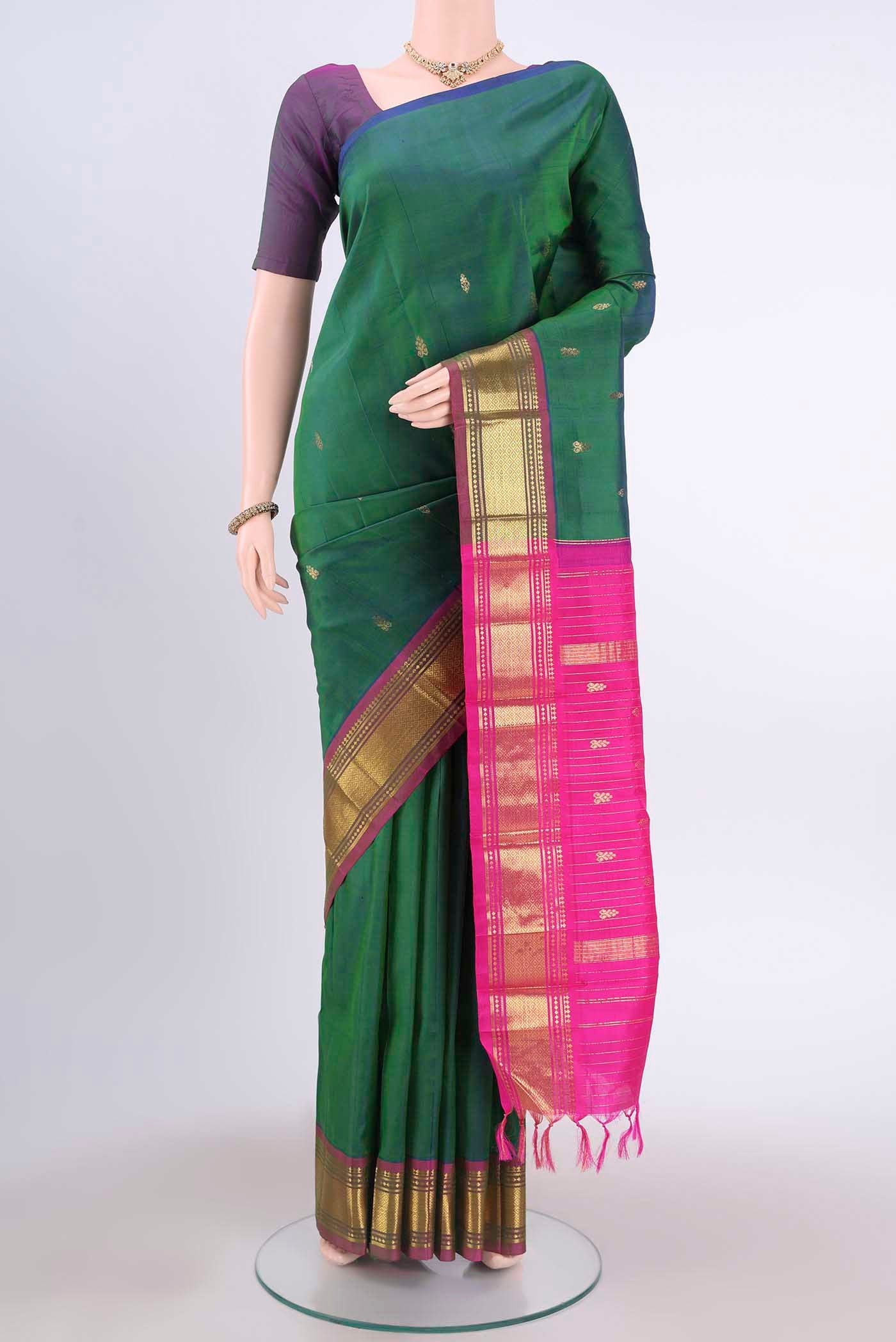 Green Kanjivaram Silk Saree