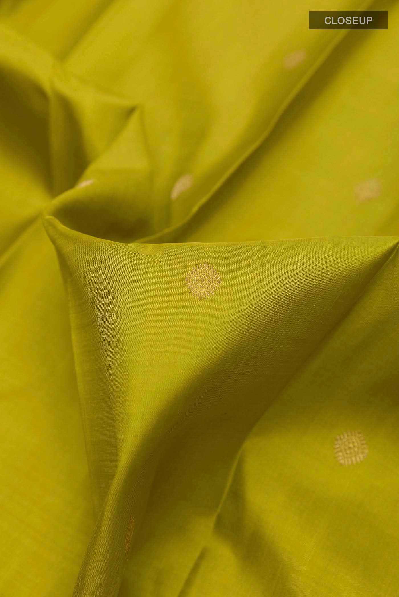 Green Kanjivaram Silk Saree - Image 2