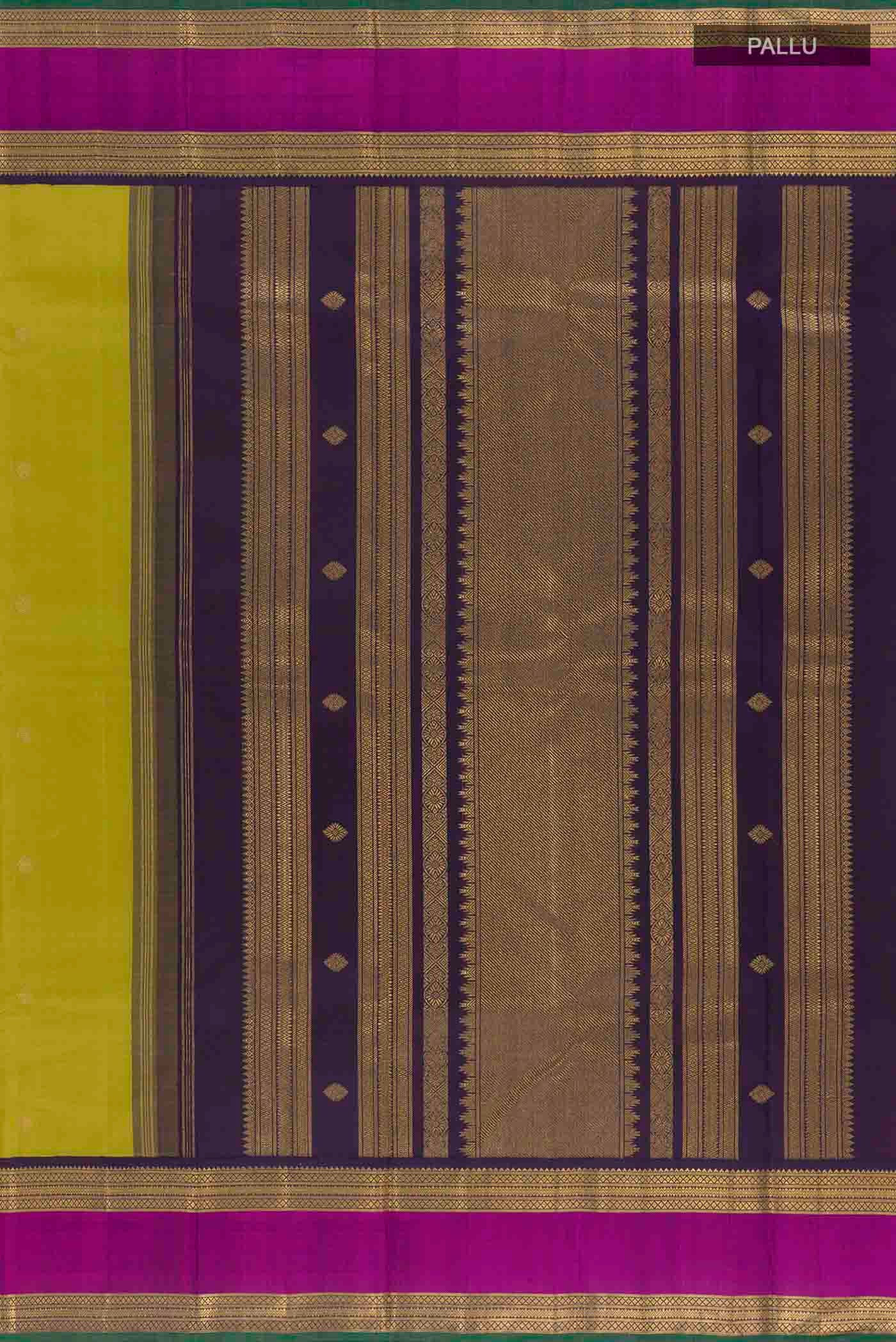 Green Kanjivaram Silk Saree - Image 7