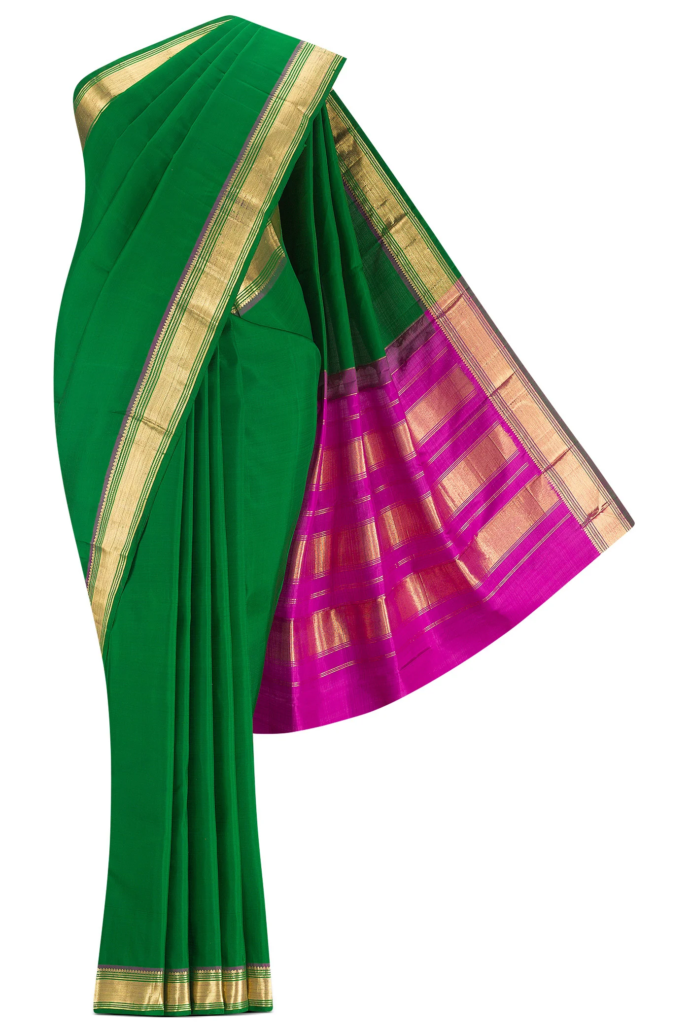 Green Kanchipuram Silk Saree