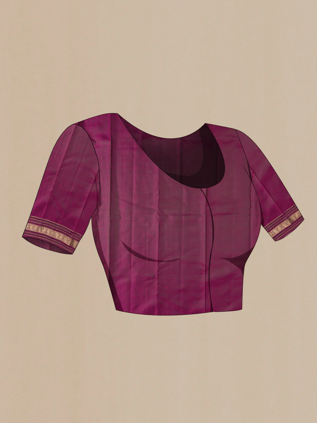 Green Kanchipuram Silk Saree - Image 5