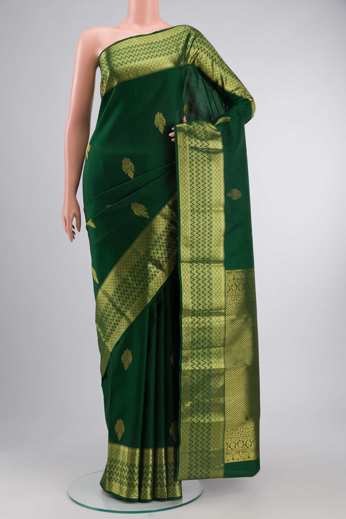 Green Kanchipuram Silk Saree