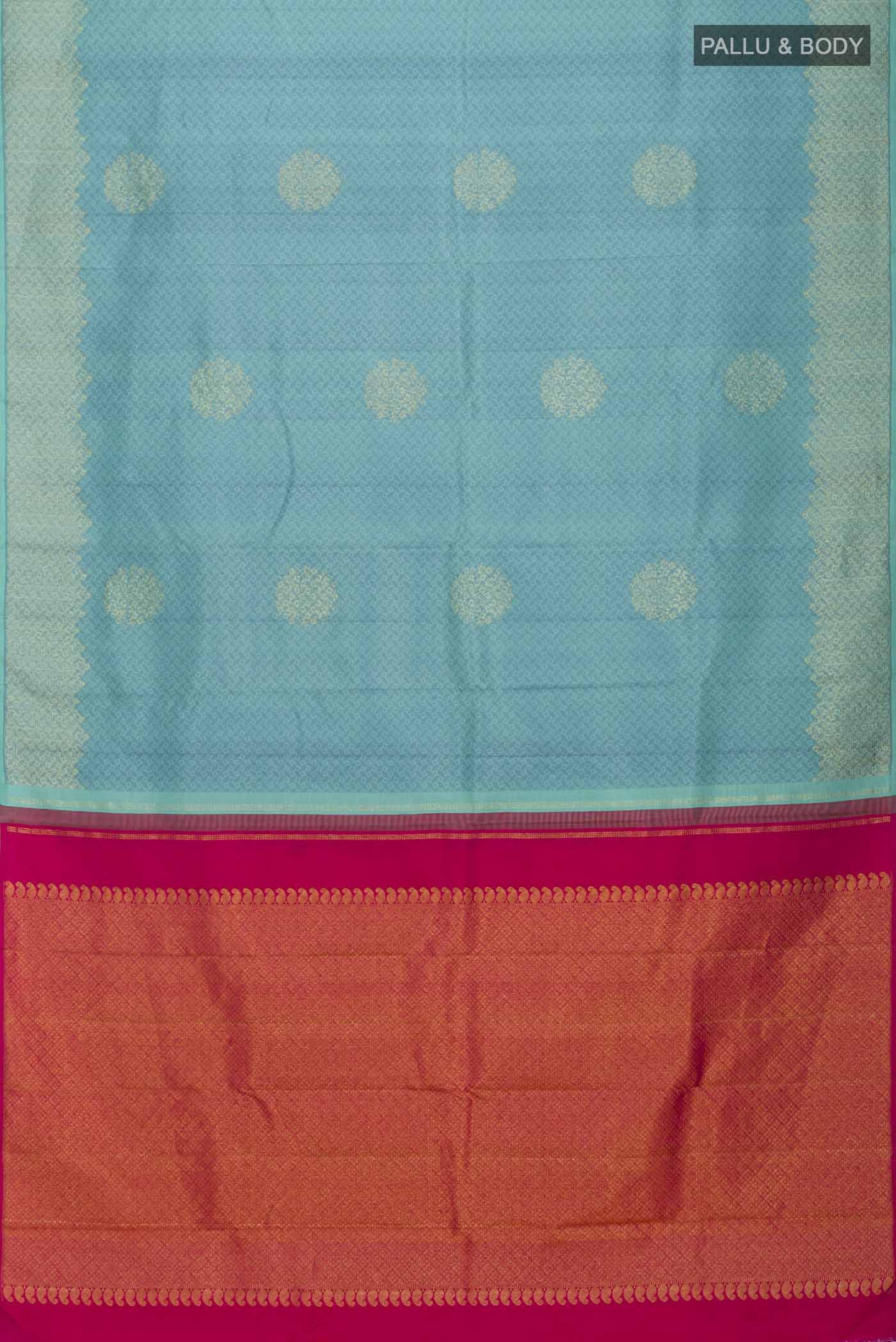Green Kanjivaram Silk Saree - Image 6
