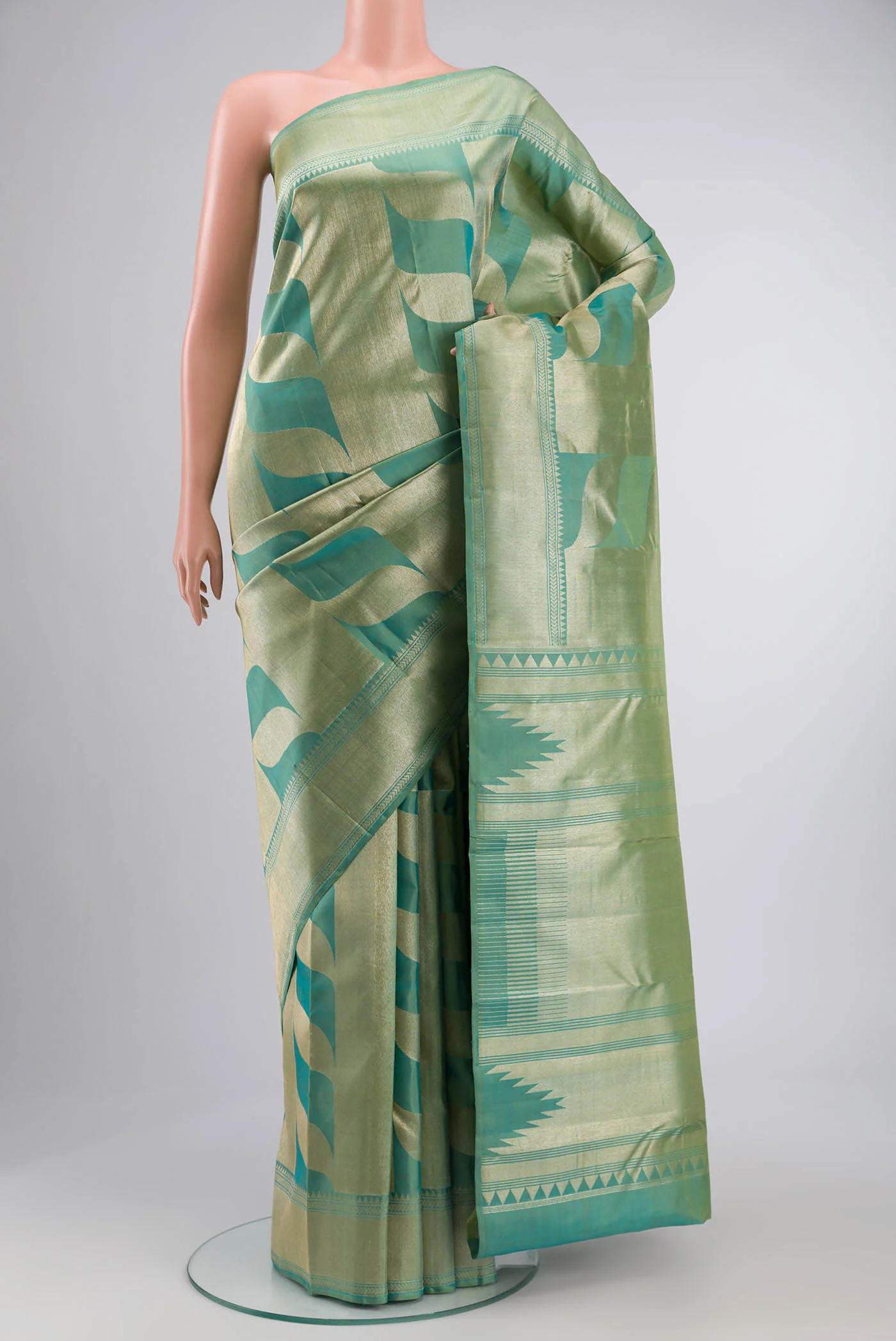 Green Kanchipuram Silk Saree