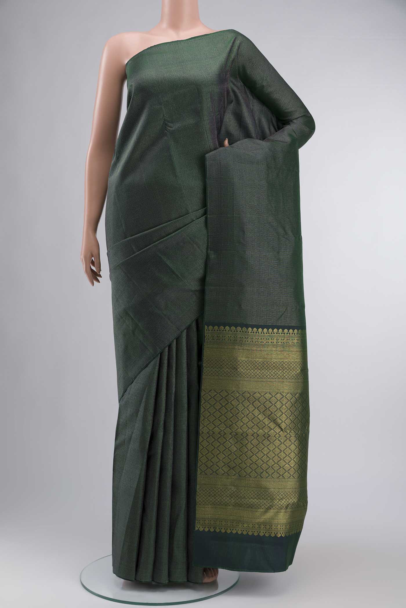 Green Kanchipuram Silk Saree