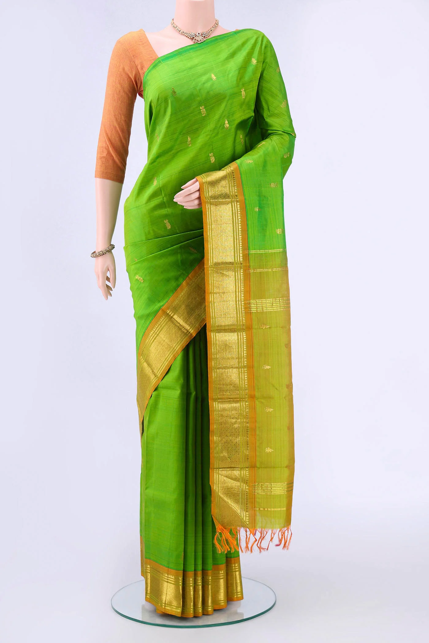 Green Kanjivaram Silk Saree