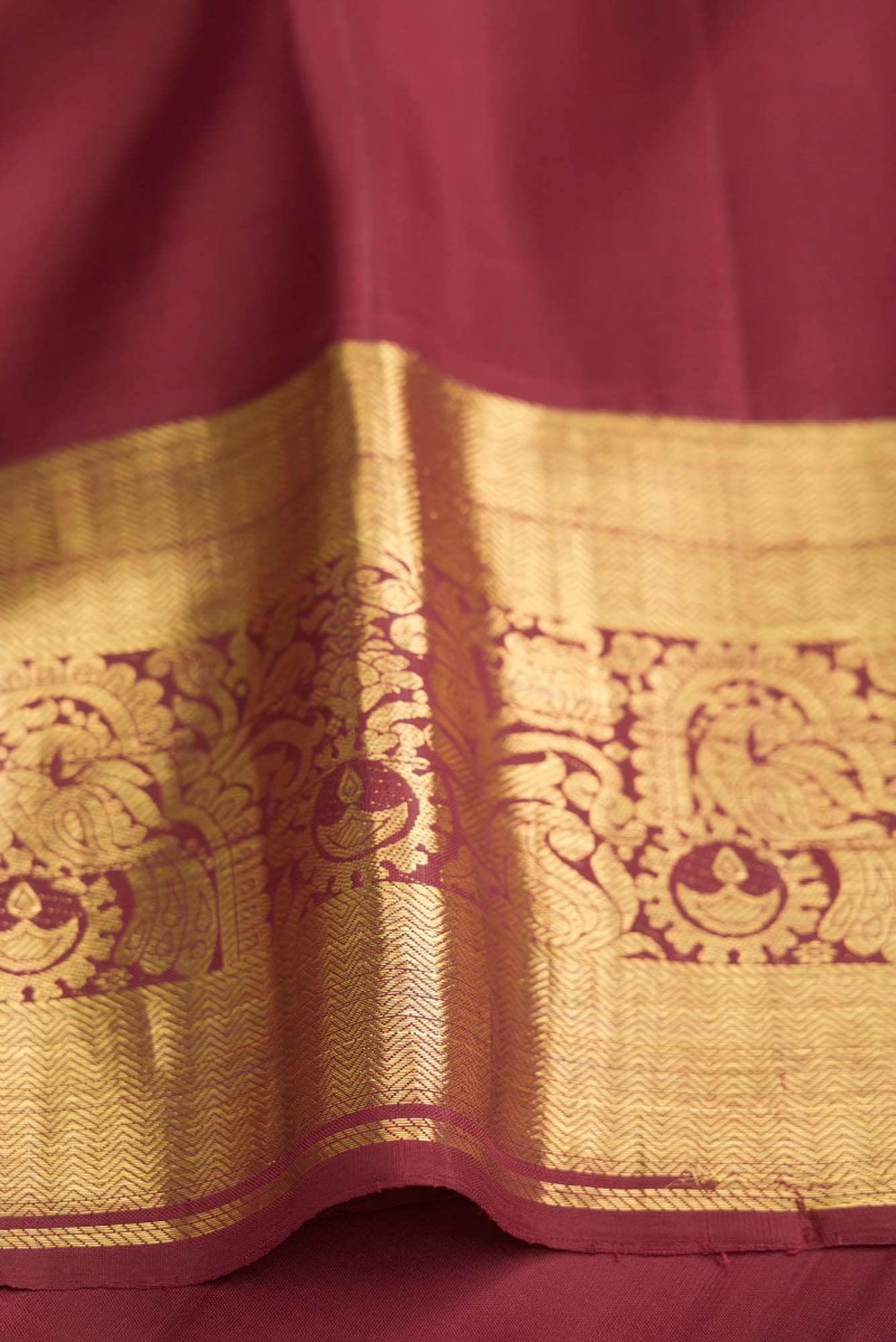 Mayil-Green Kanchipuram Silk Saree - Image 7