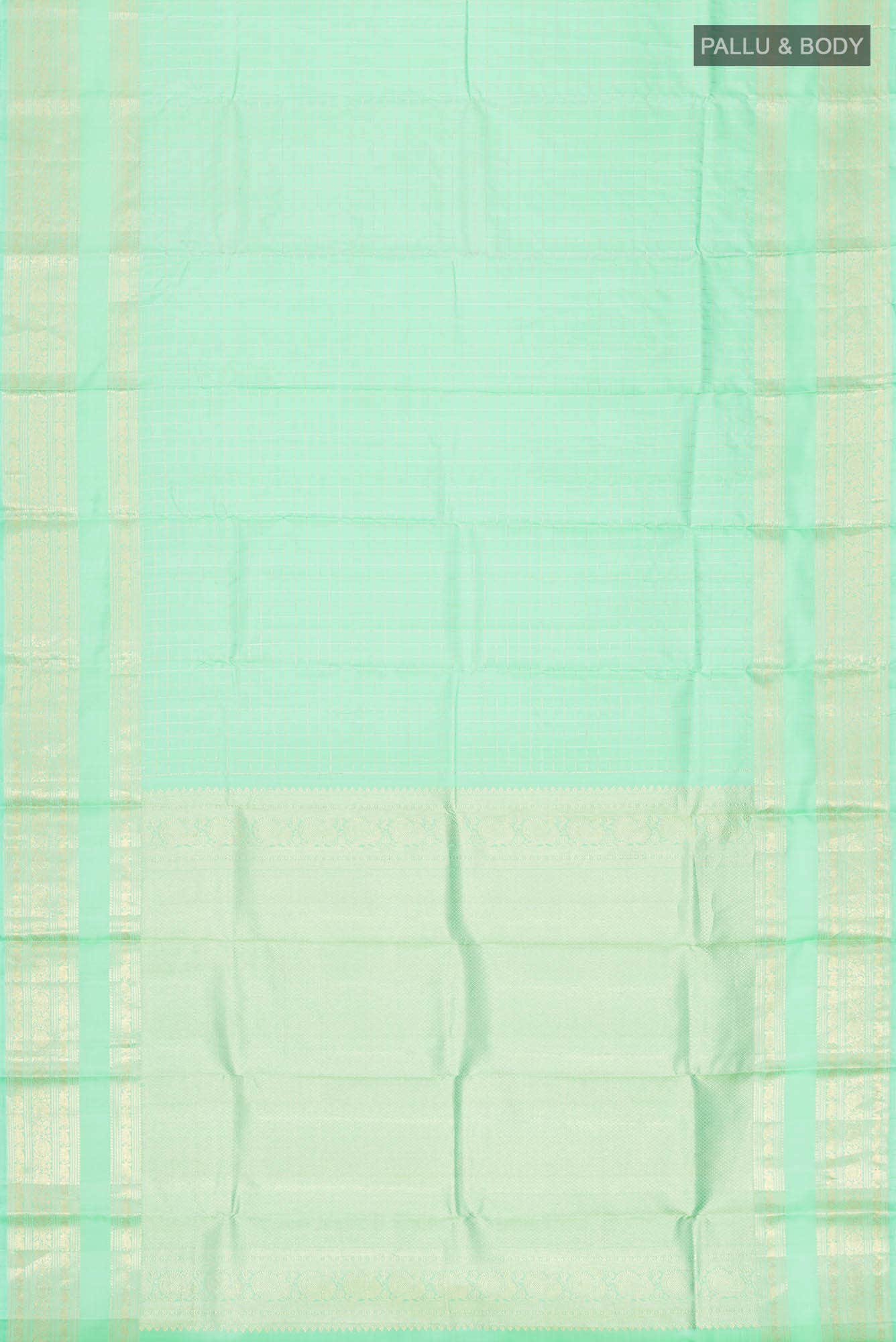 Green Kanjivaram Silk Saree - Image 4