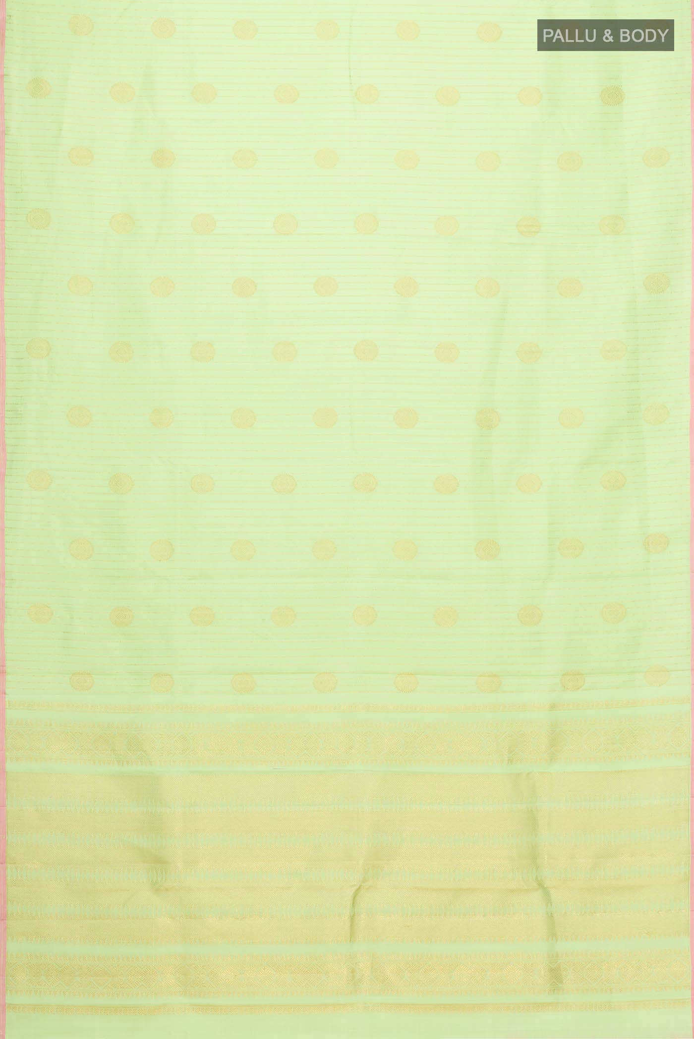 Green Kanjivaram Silk Saree - Image 4