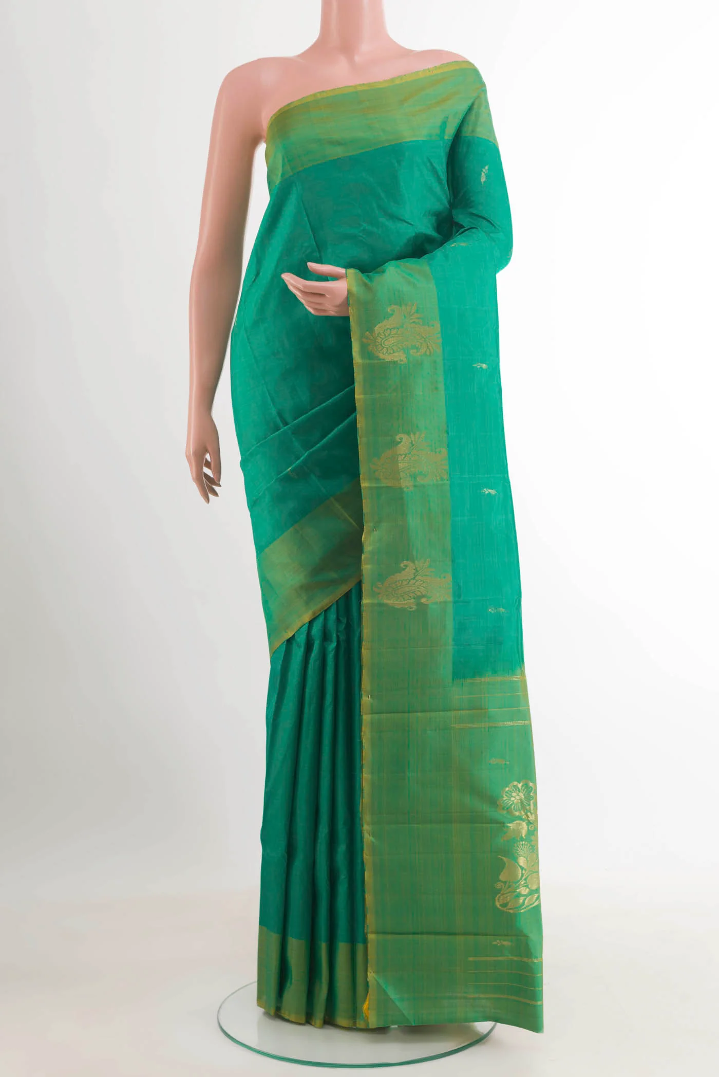 Green Kanjivaram Silk Saree