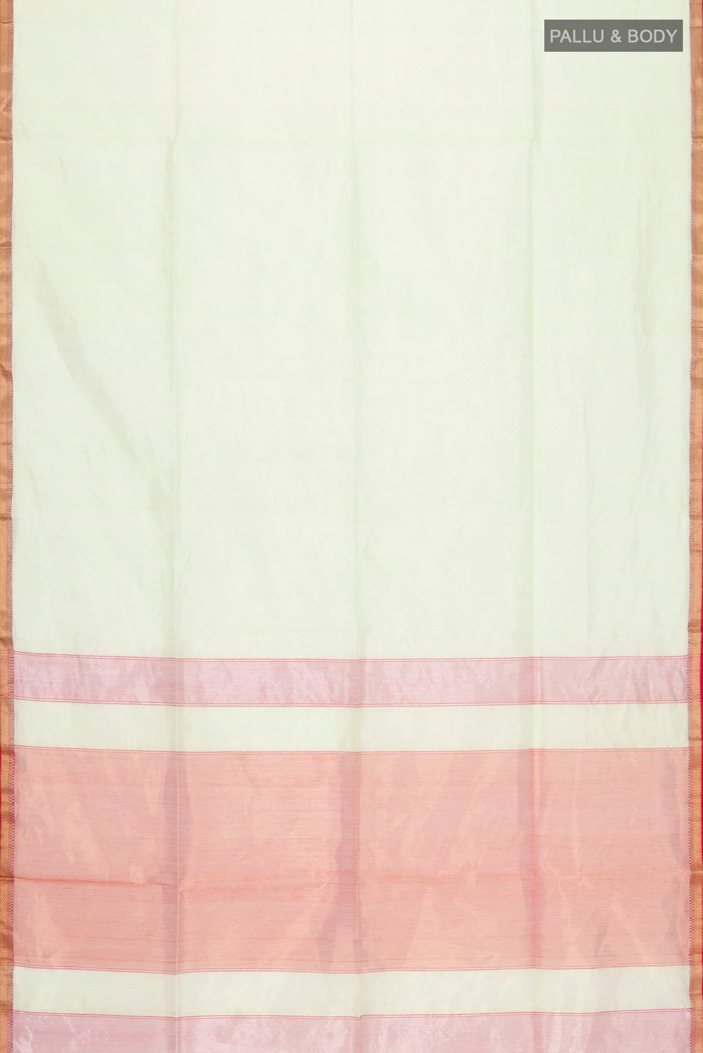 Green Maheshwari Silk Cotton Saree - Image 3