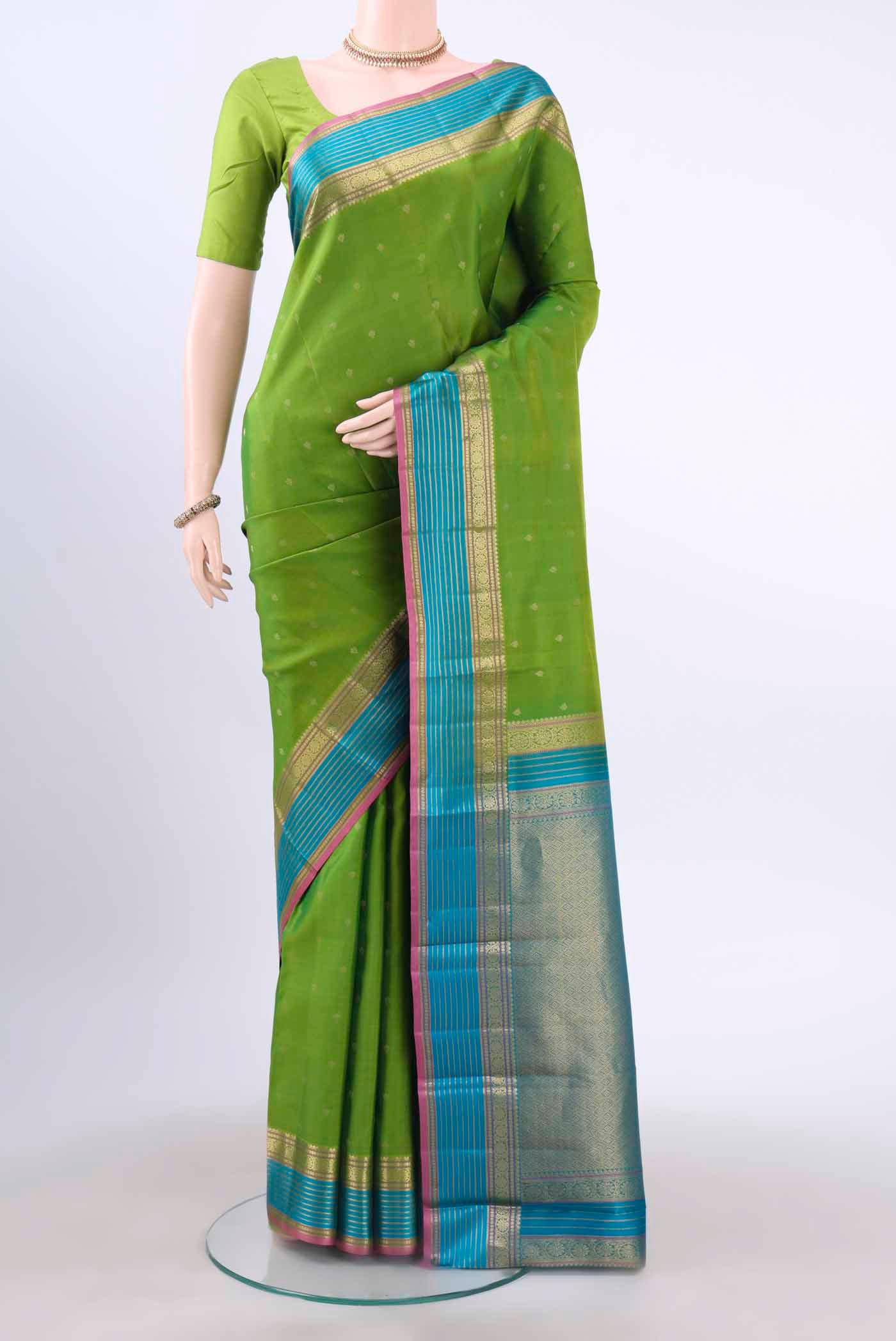Green Kanchipuram Silk Saree