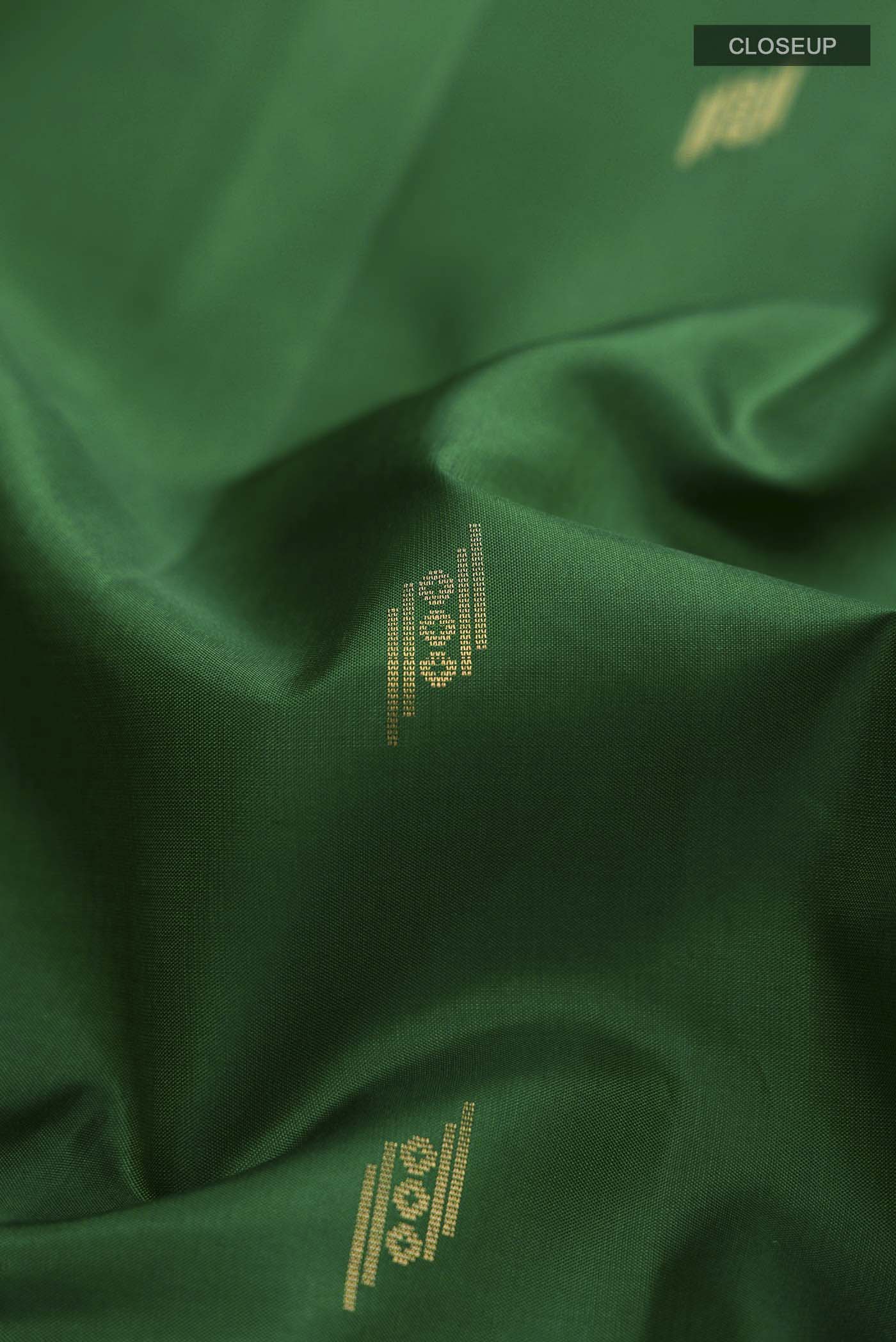 Green Soft Silk Saree - Image 2